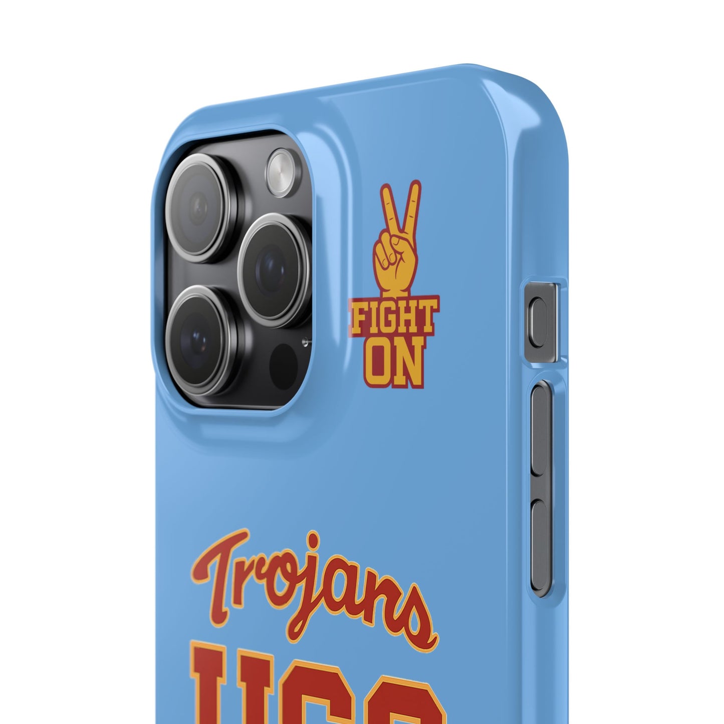 USC Trojans Slim I-Phone Case - School of Social Work (Light Blue)