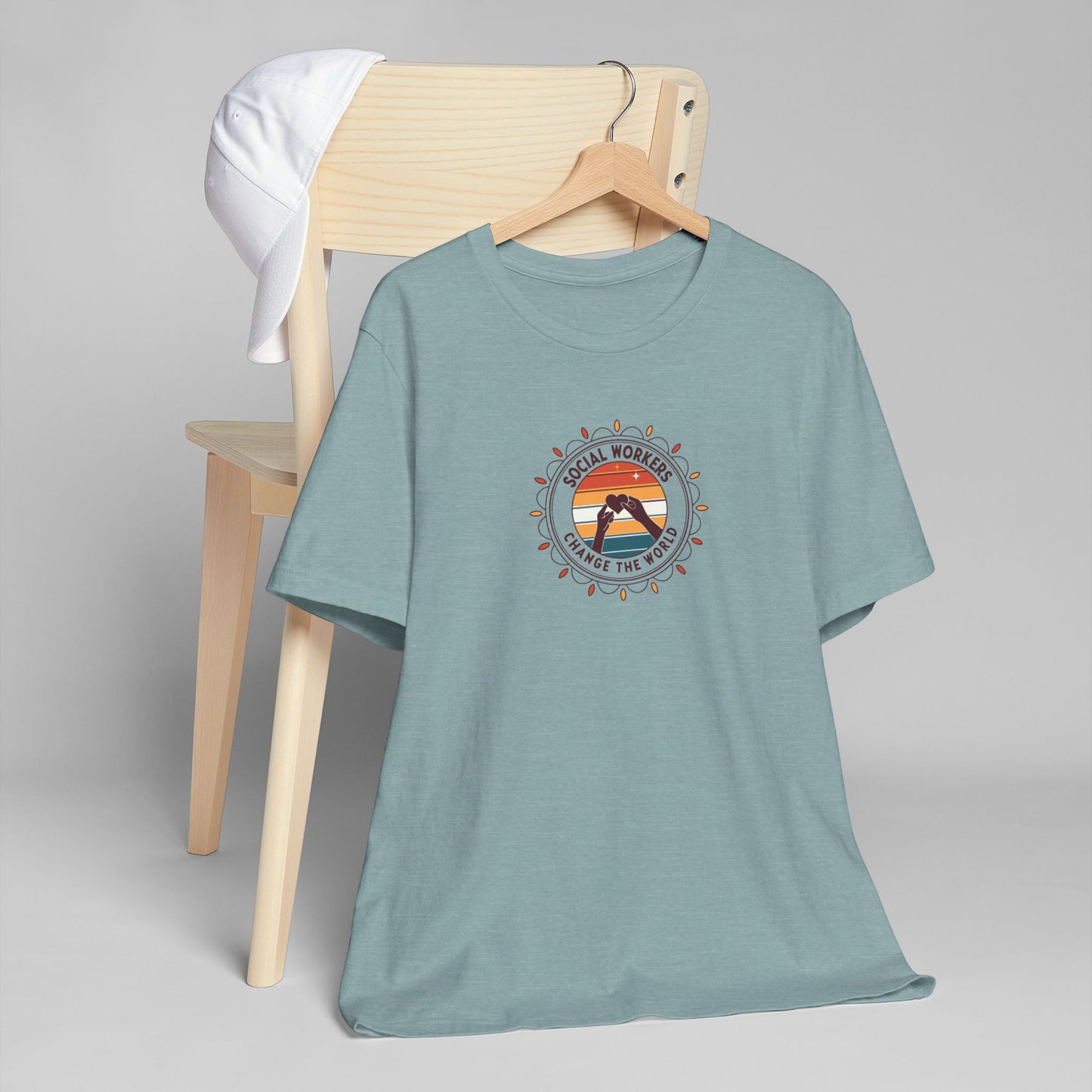 T-Shirt — Soul Worker Retro Sunset Graphic (Find Your Way) - Social Worker
