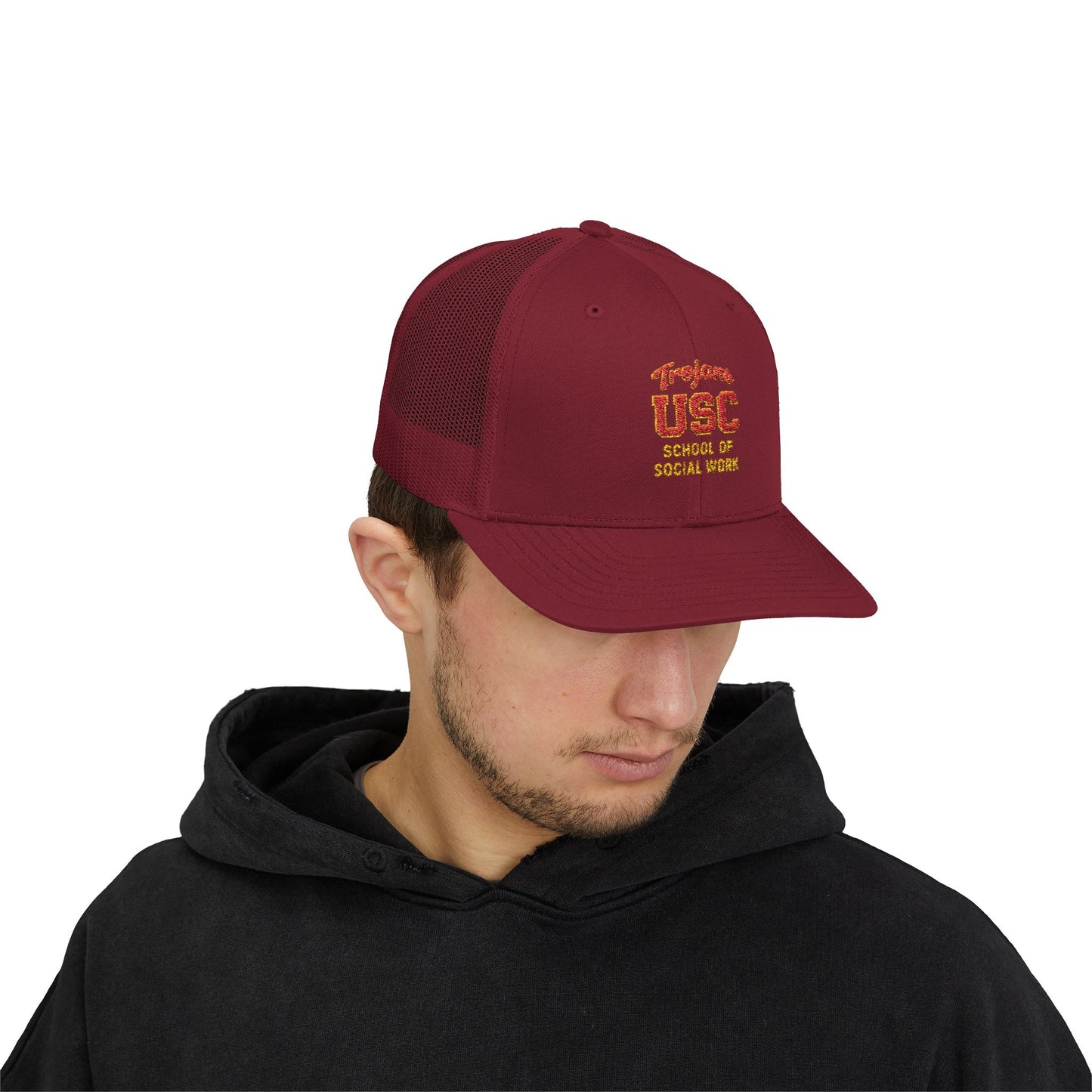 USC School of Social Work Snapback Trucker Cap - College Spirit Hat