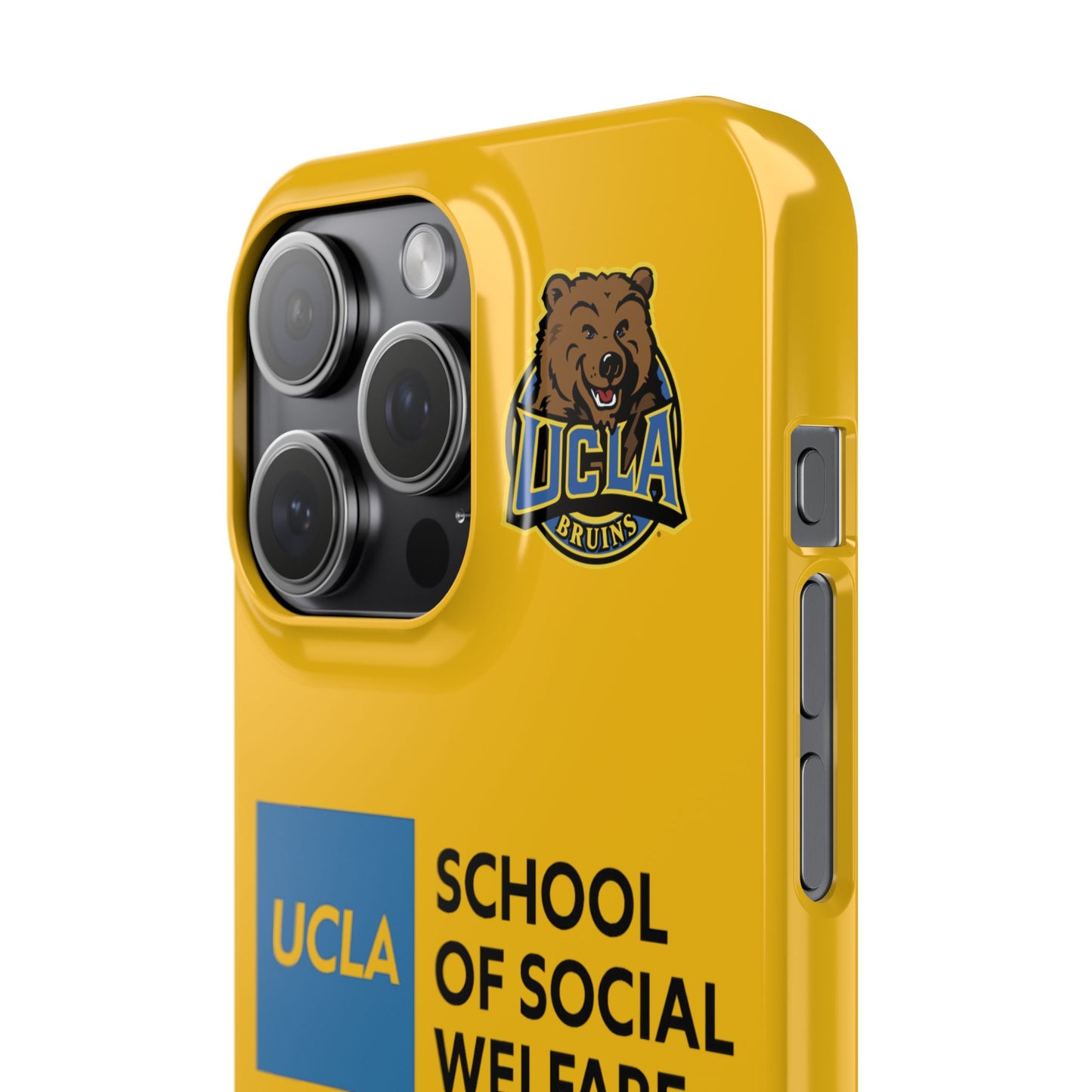 UCLA Slim I-Phone Case - School of Social Welfare (Yellow)