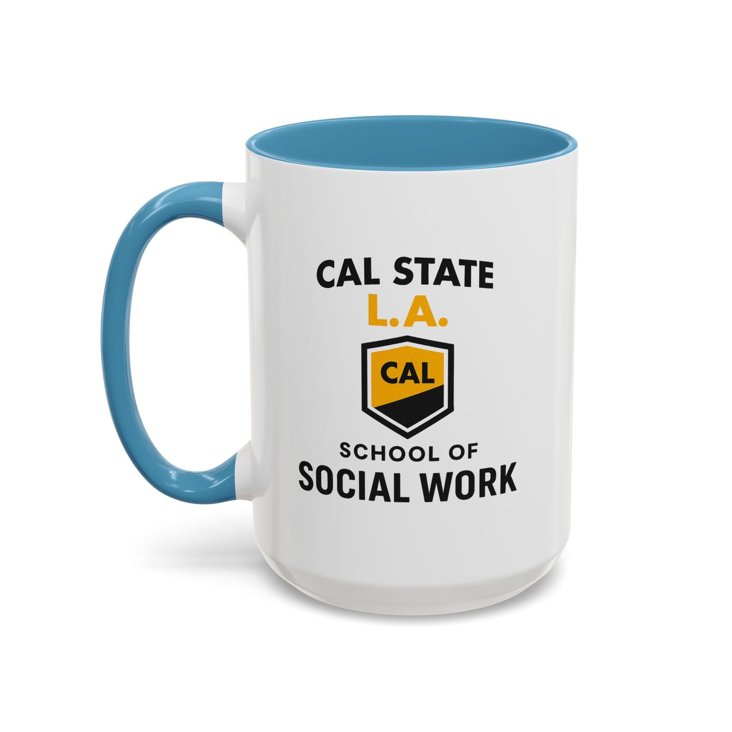 CSULA. - School of Social Work -Accent Mug - 15oz