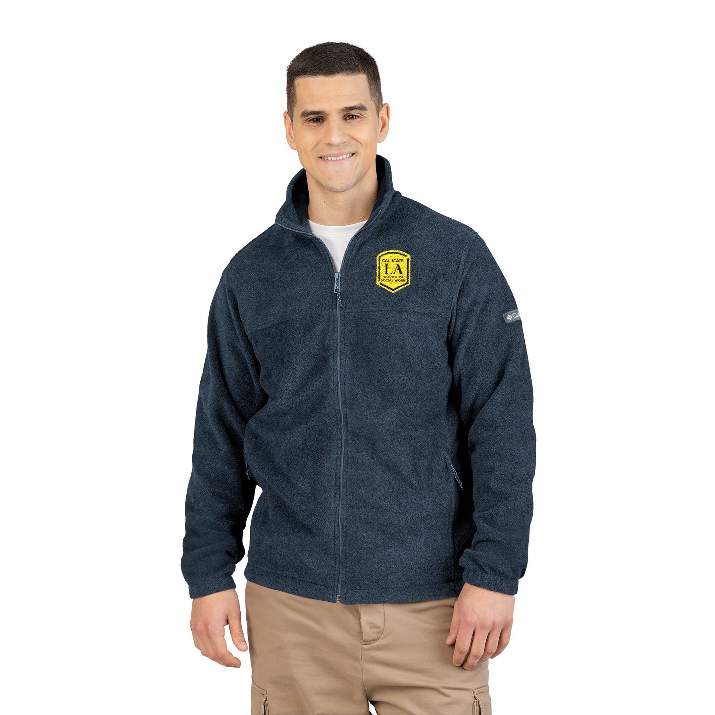 Cal State LA- School of Social Work -Embroidered Unisex Columbia Fleece Jacket - Cozy & Stylish Outdoor Wear