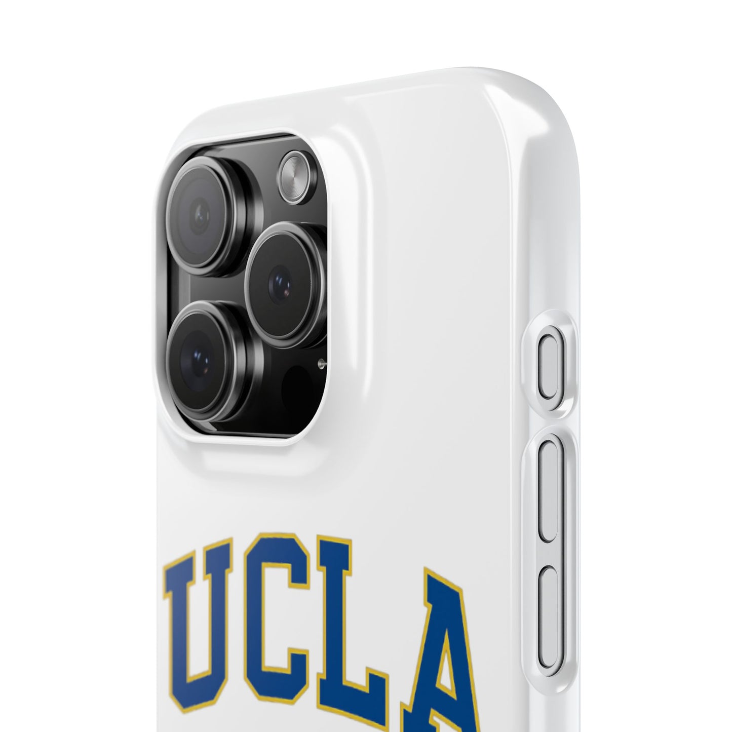 UCLA Slim I-Phone Case - School of Social Welfare-Text Logo (White)