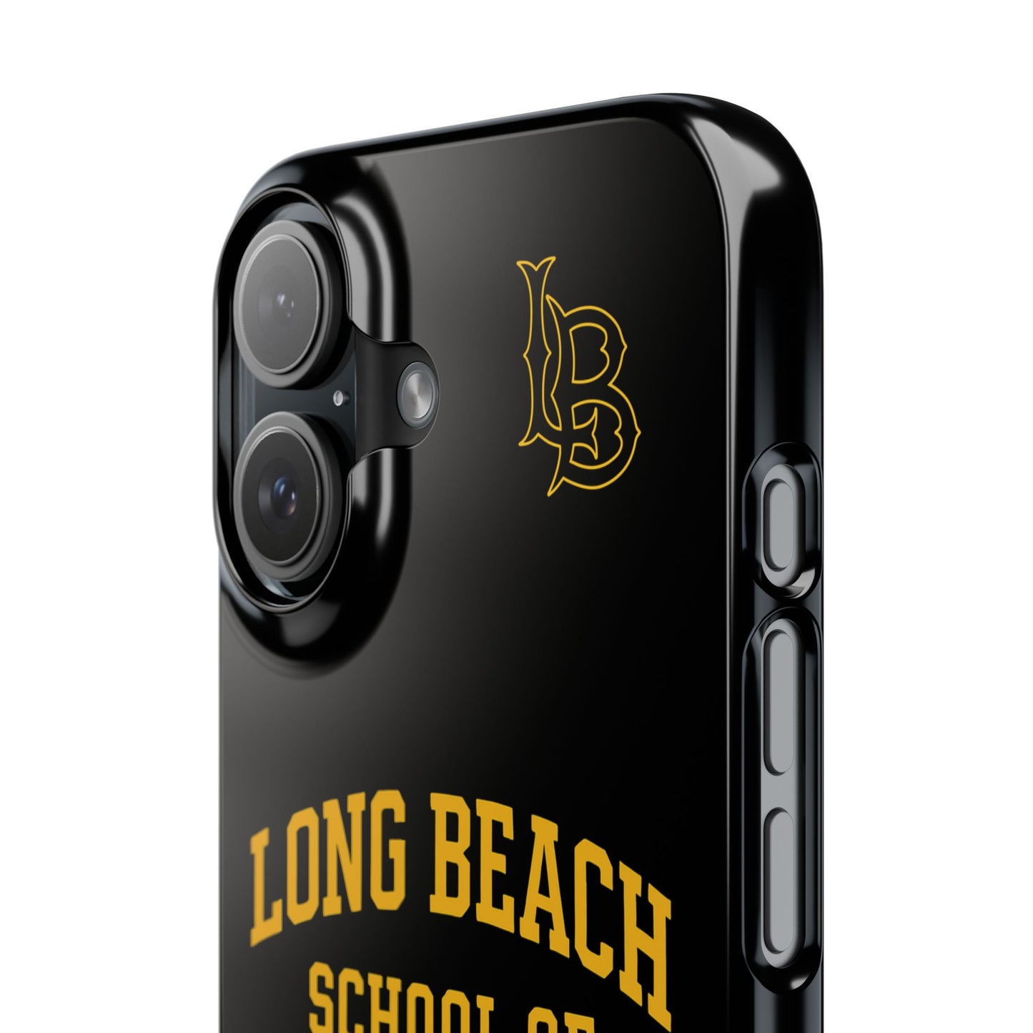 Long Beach State University - Slim I-Phone Case - School of Social Work (Black)