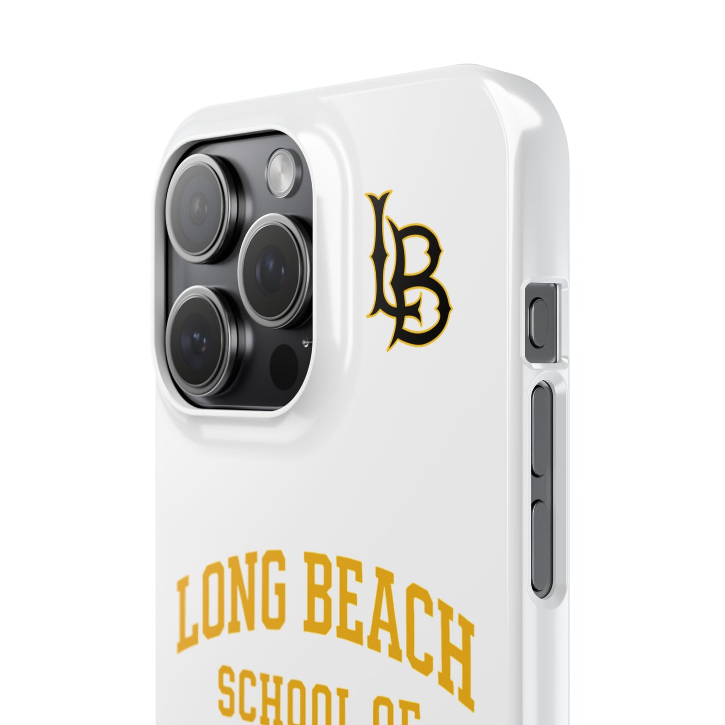 Long Beach State University - Slim I-Phone Case - School of Social Work (White