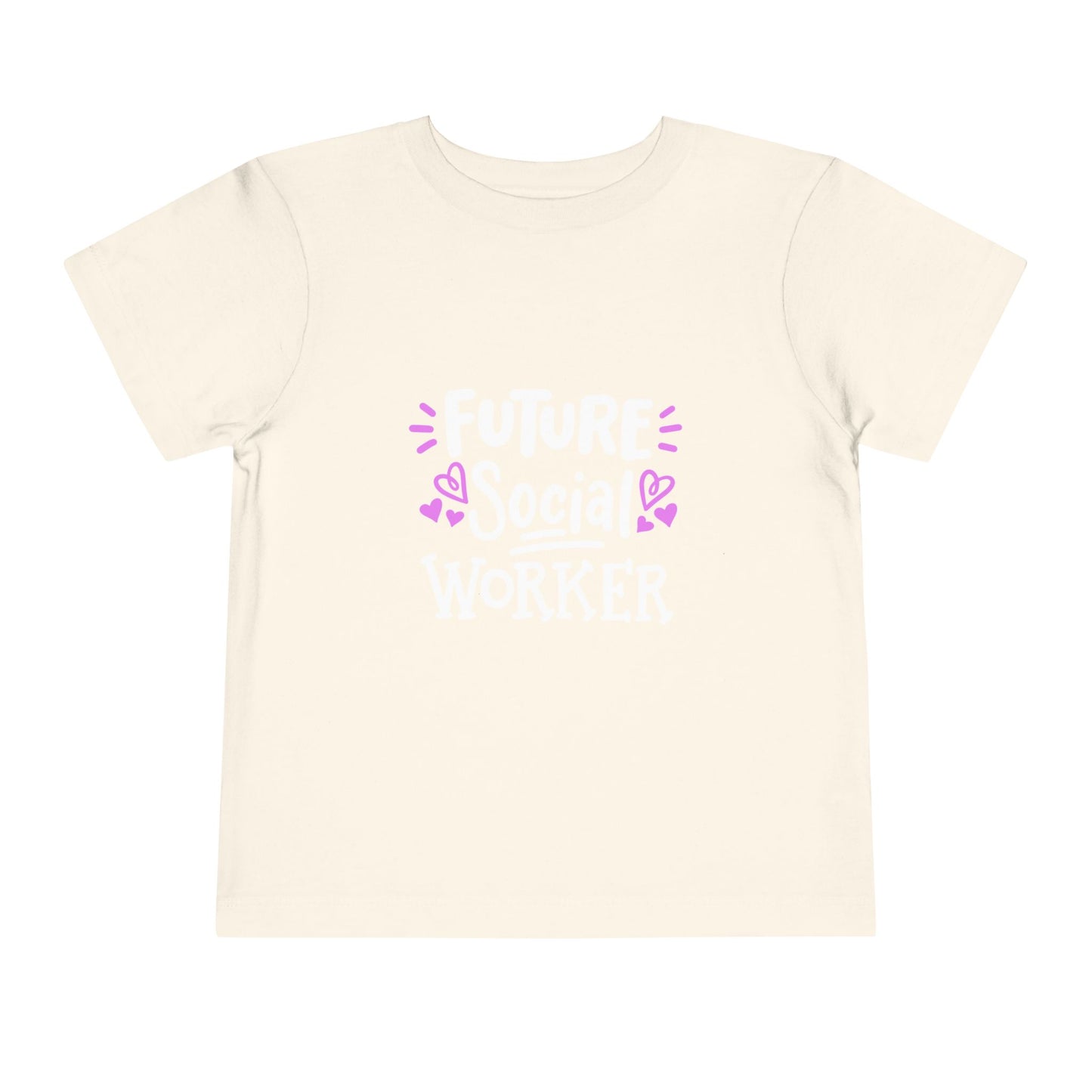 Toddler Tee — “Future Social Worker” Short Sleeve Shirt