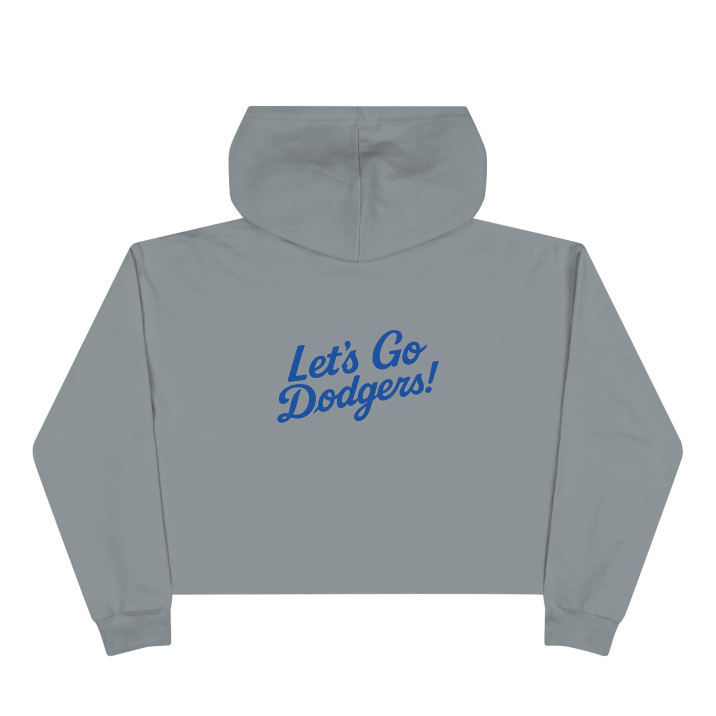 USC Social Work & Dodgers Crop Hoodie - Cheerful College Style