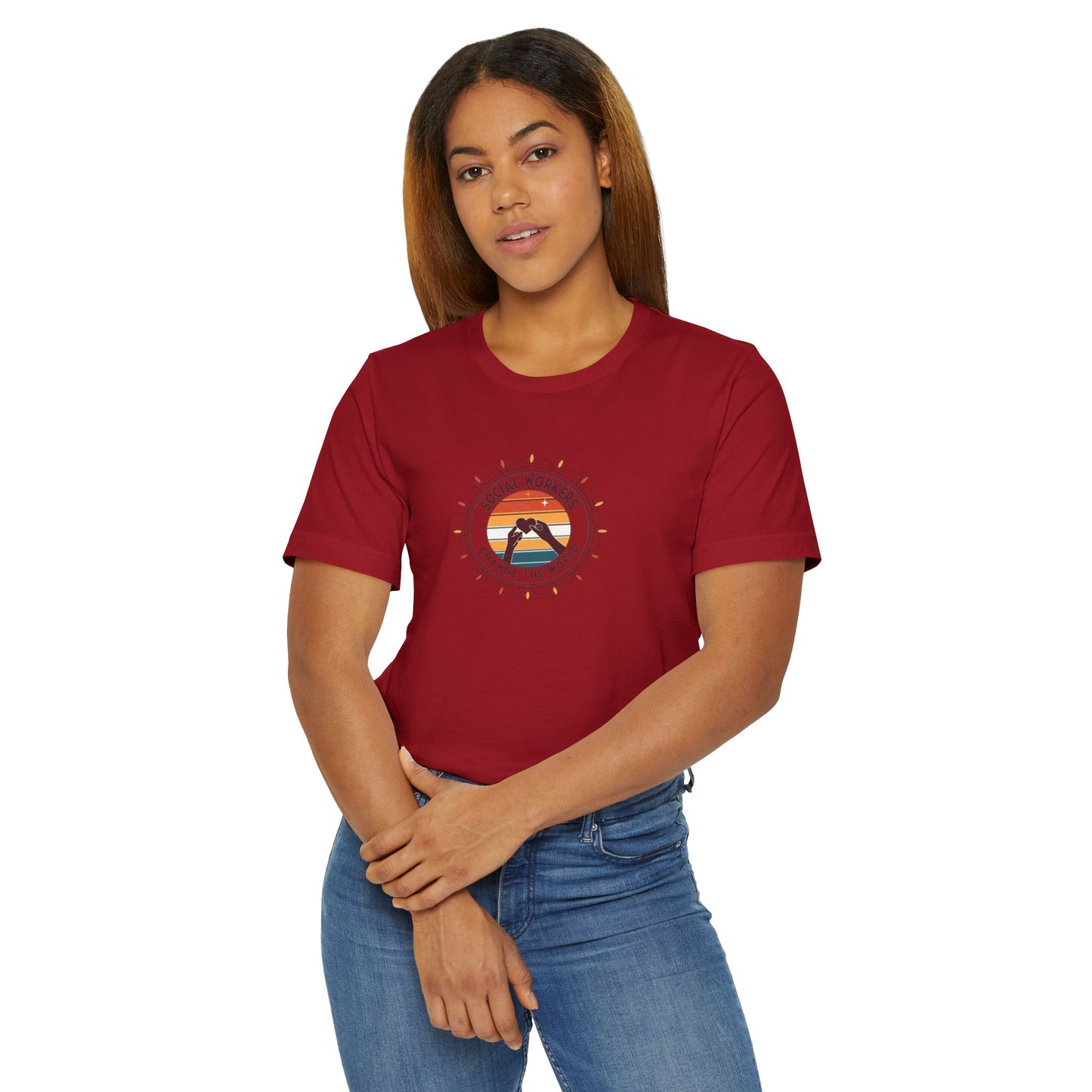T-Shirt — Soul Worker Retro Sunset Graphic (Find Your Way) - Social Worker