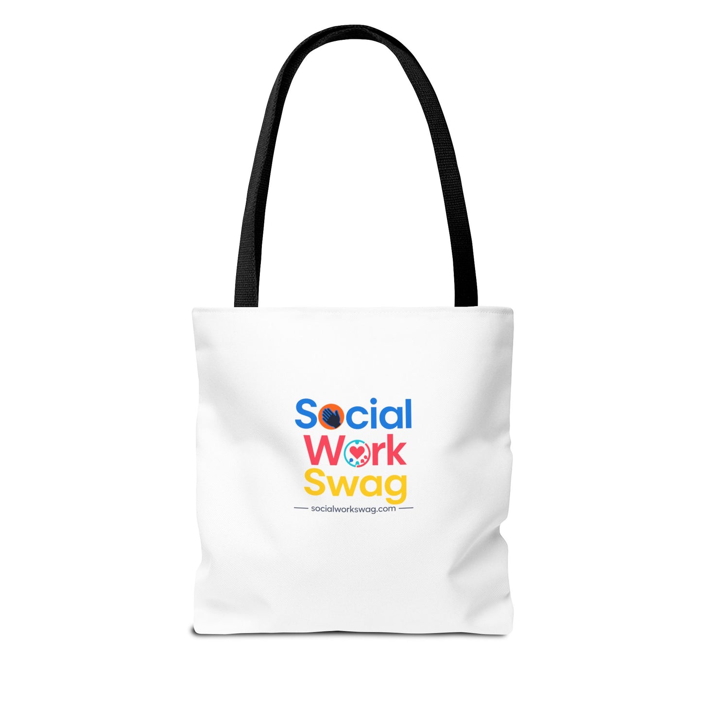 Social Work Swag Tote Bag — Colorful Social Worker Gift Tote