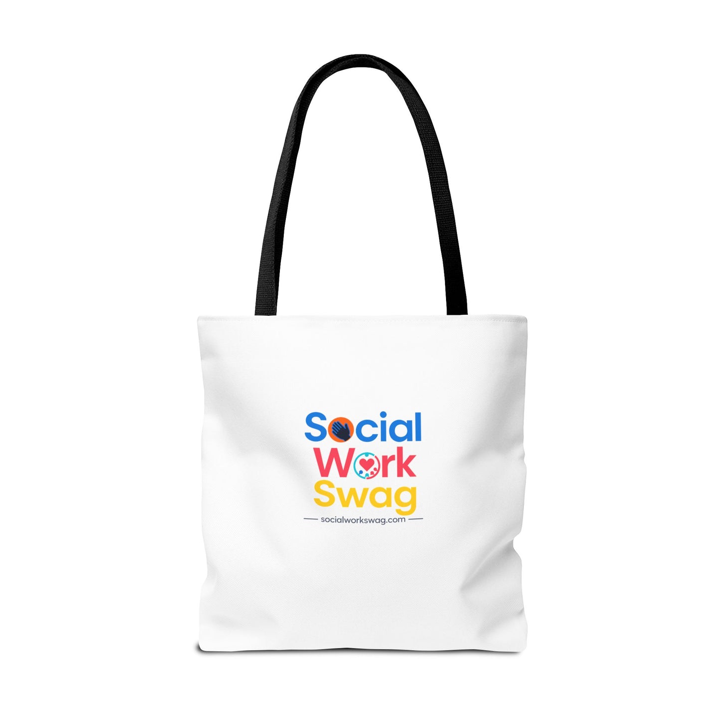 Social Work Swag Tote Bag — Colorful Social Worker Gift Tote