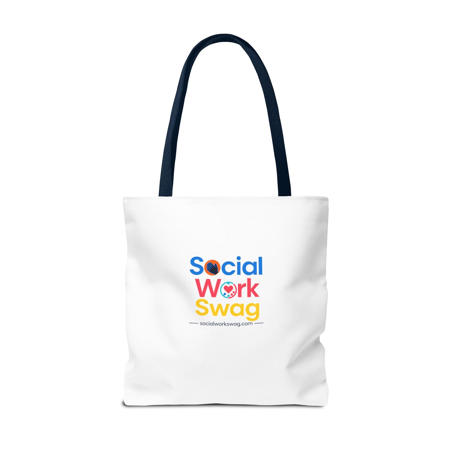 Social Work Swag Tote Bag — Colorful Social Worker Gift Tote