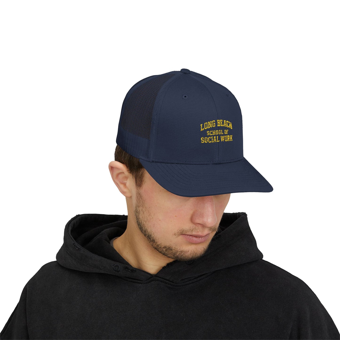 Cal State Long Beach- School of Social Work Snapback Trucker Cap - College Spirit Hat