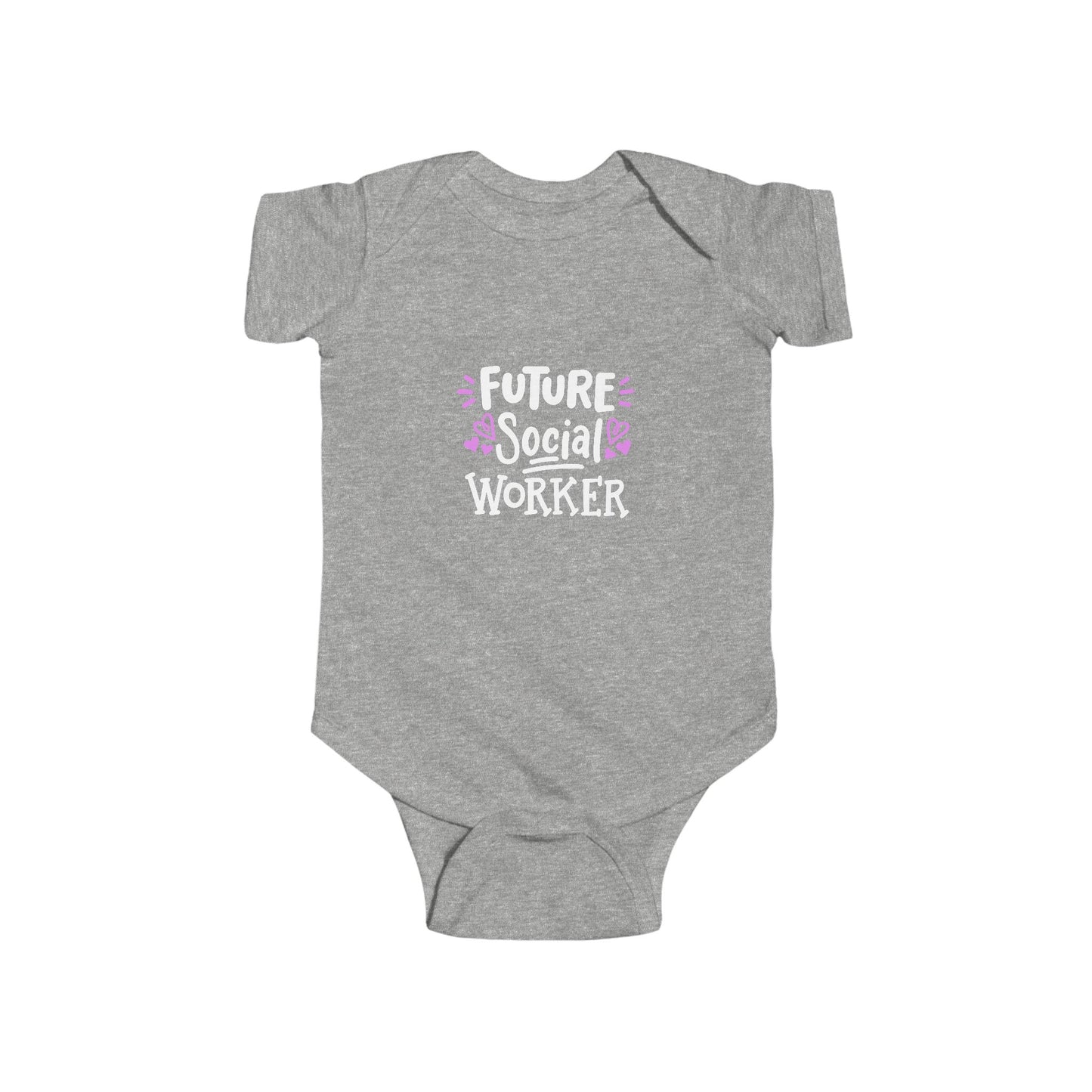 Future Social Worker Infant Bodysuit — Cute Baby Onesie for Aspiring Helpers
