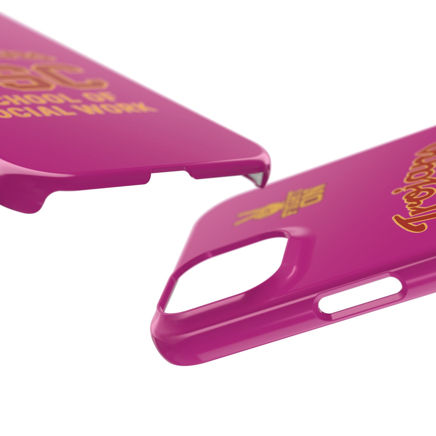 USC Trojans Slim I-Phone Case - School of Social Work (Pink)