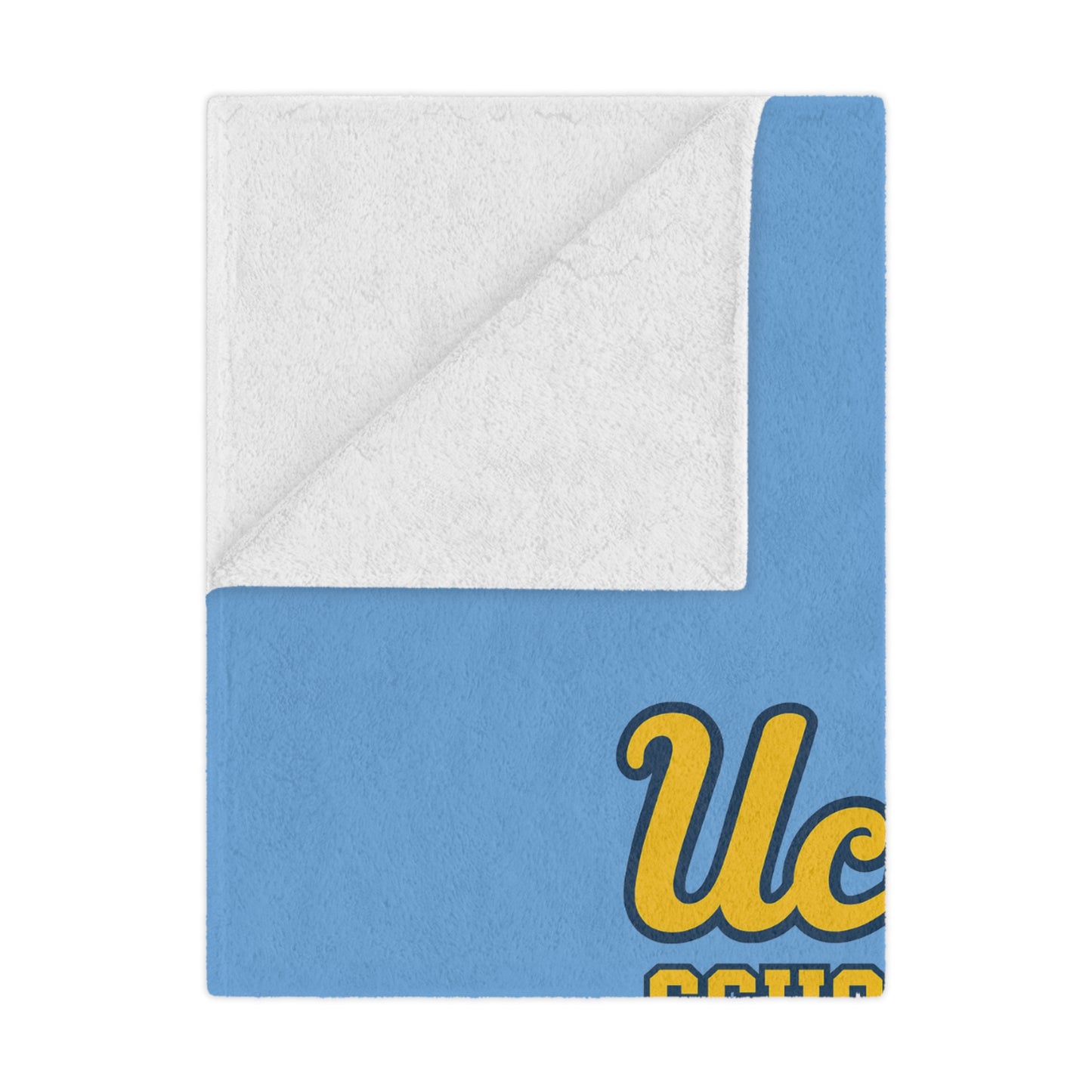 UCLA - School of Social Welfare Mini Blanket - Great for your office chair or your couch at home!