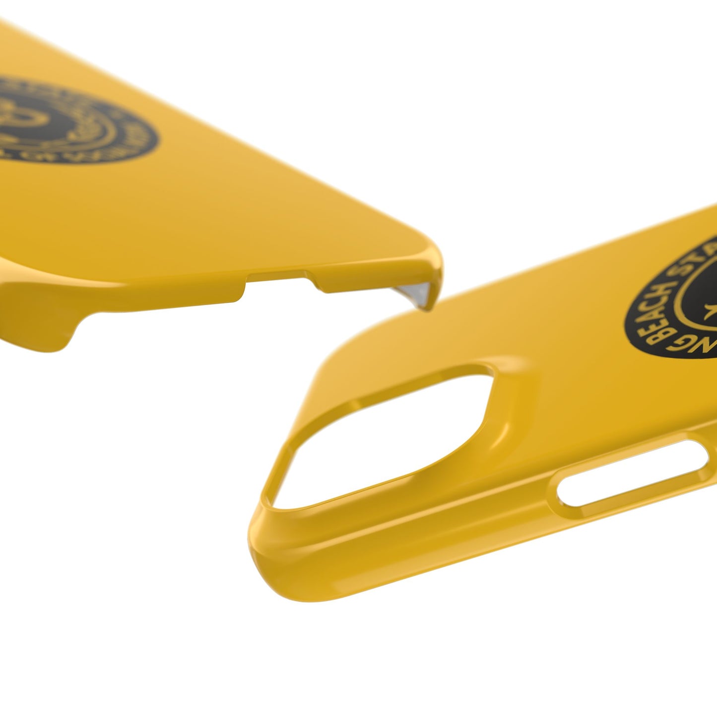 Long Beach State University - Slim I-Phone Case - School of Social Work (Yellow)