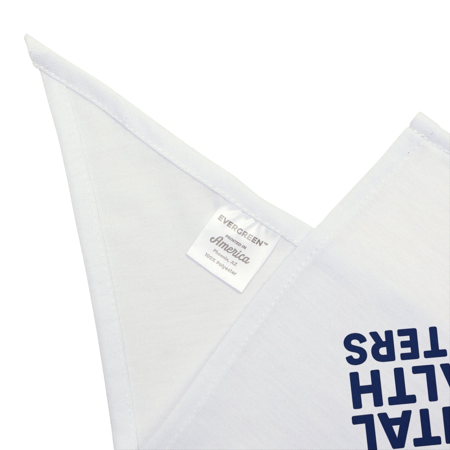 Mental Health Matters Pet Bandana - Paw Print Awareness Scarf for Dogs & Cats