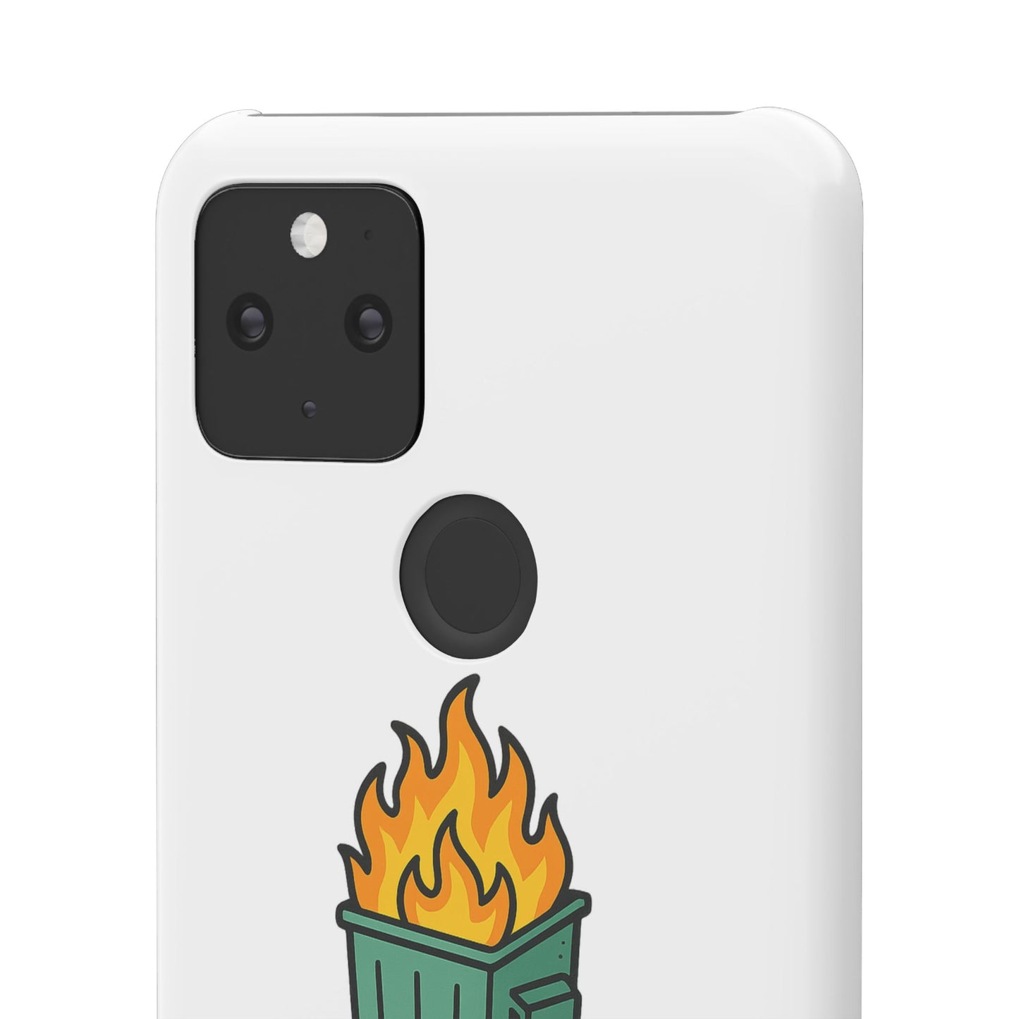 Phone Case — "I'm Fine, It's Fine" Dumpster Fire Design