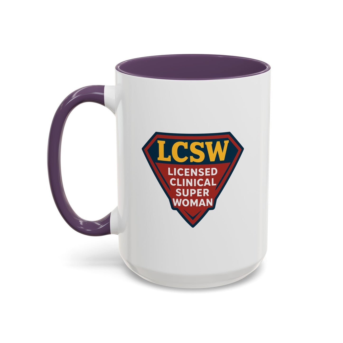 LCSW & School Social Worker Coffee Mug – Fueled by Coffee & Chaos (Various Colors)