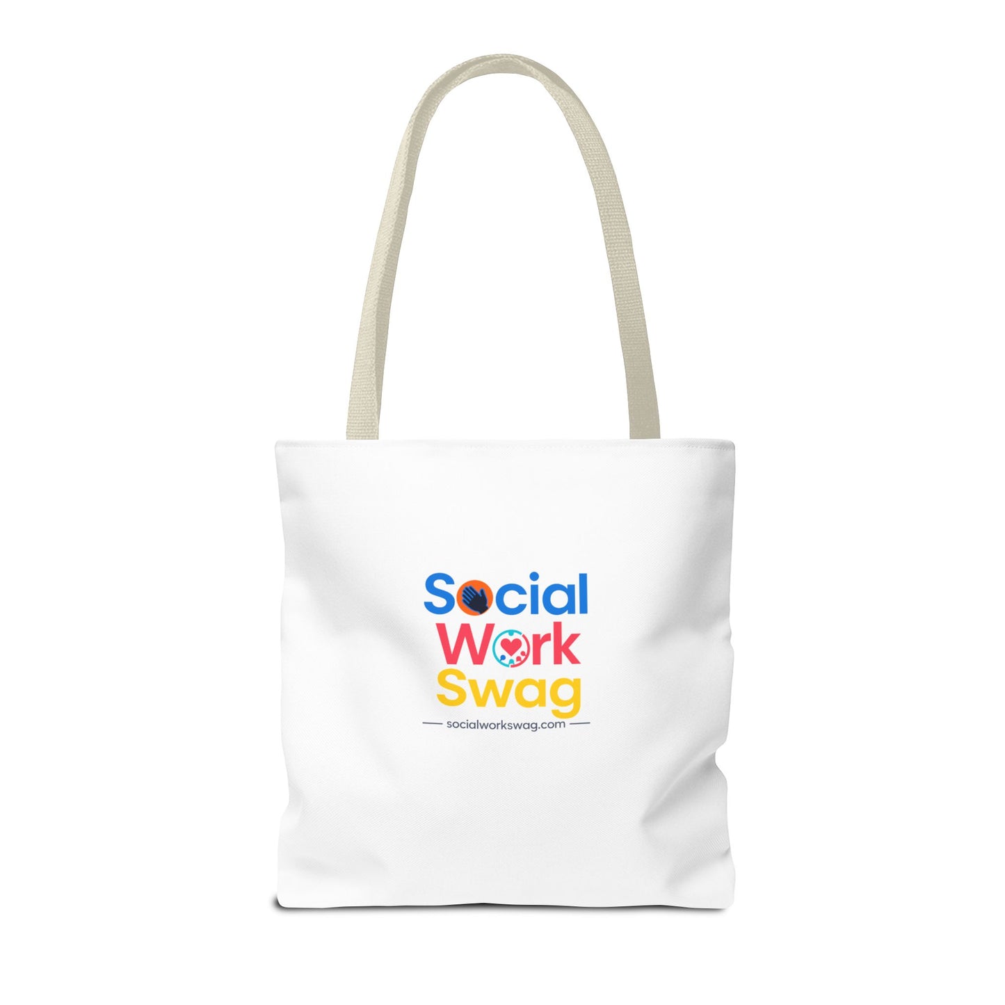 Social Work Swag Tote Bag — Colorful Social Worker Gift Tote