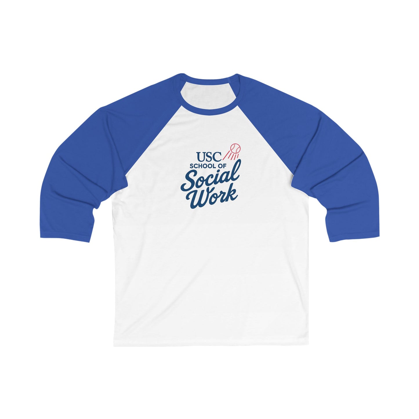 USC School of Social Work Dodgers Unisex Baseball Tee - Perfect for Fans and Game Days
