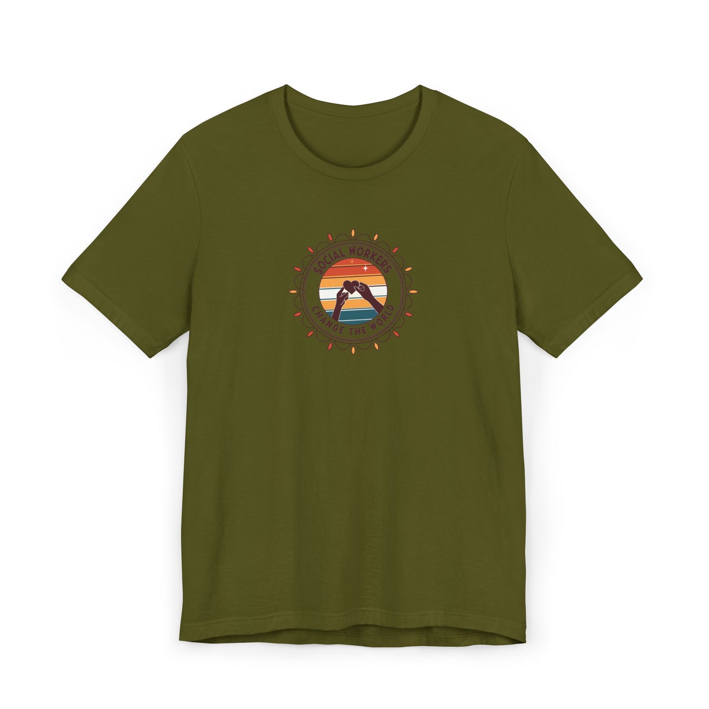 T-Shirt — Soul Worker Retro Sunset Graphic (Find Your Way) - Social Worker