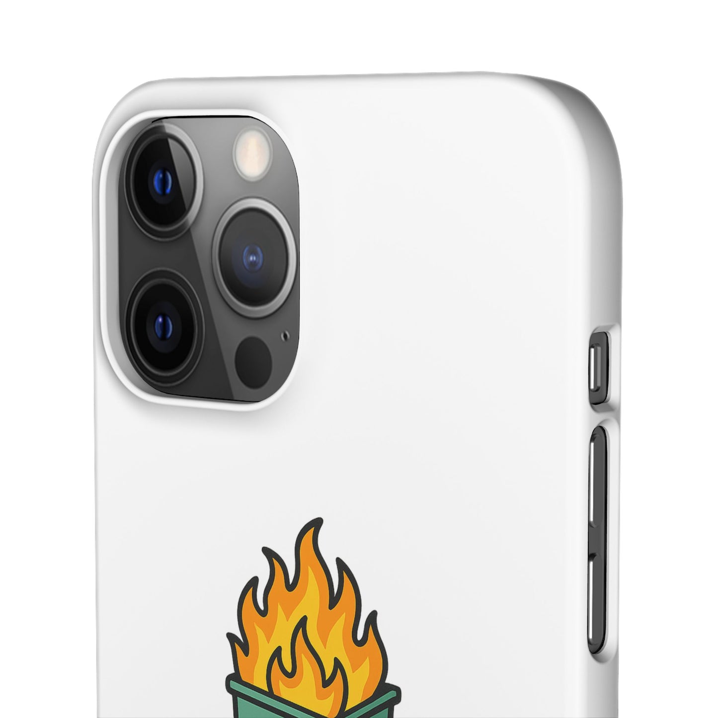Phone Case — "I'm Fine, It's Fine" Dumpster Fire Design