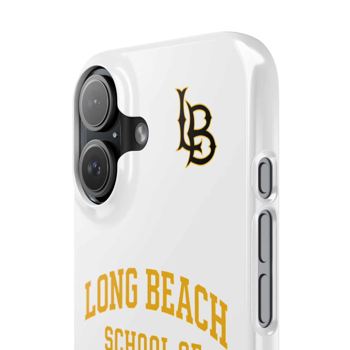 Long Beach State University - Slim I-Phone Case - School of Social Work (White