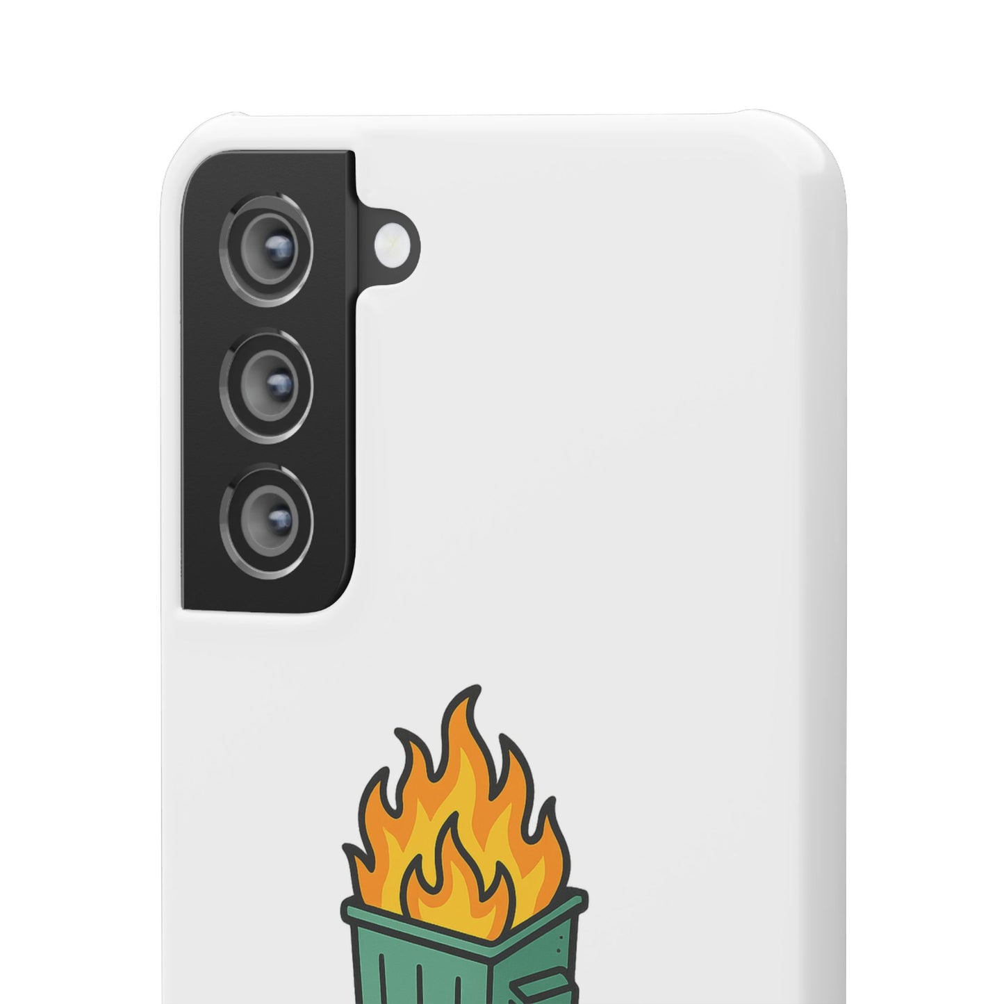 Phone Case — "I'm Fine, It's Fine" Dumpster Fire Design