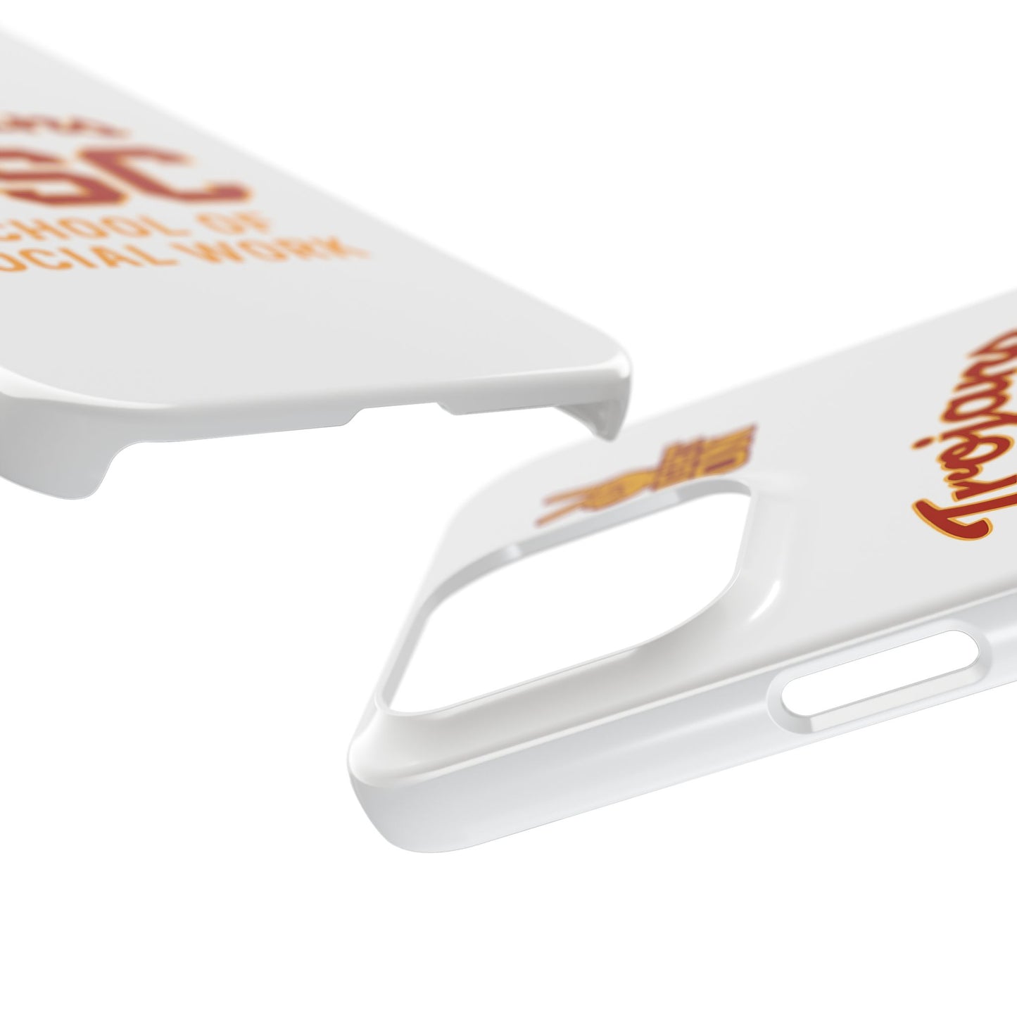 USC Trojans Slim I-Phone Case - School of Social Work (White)