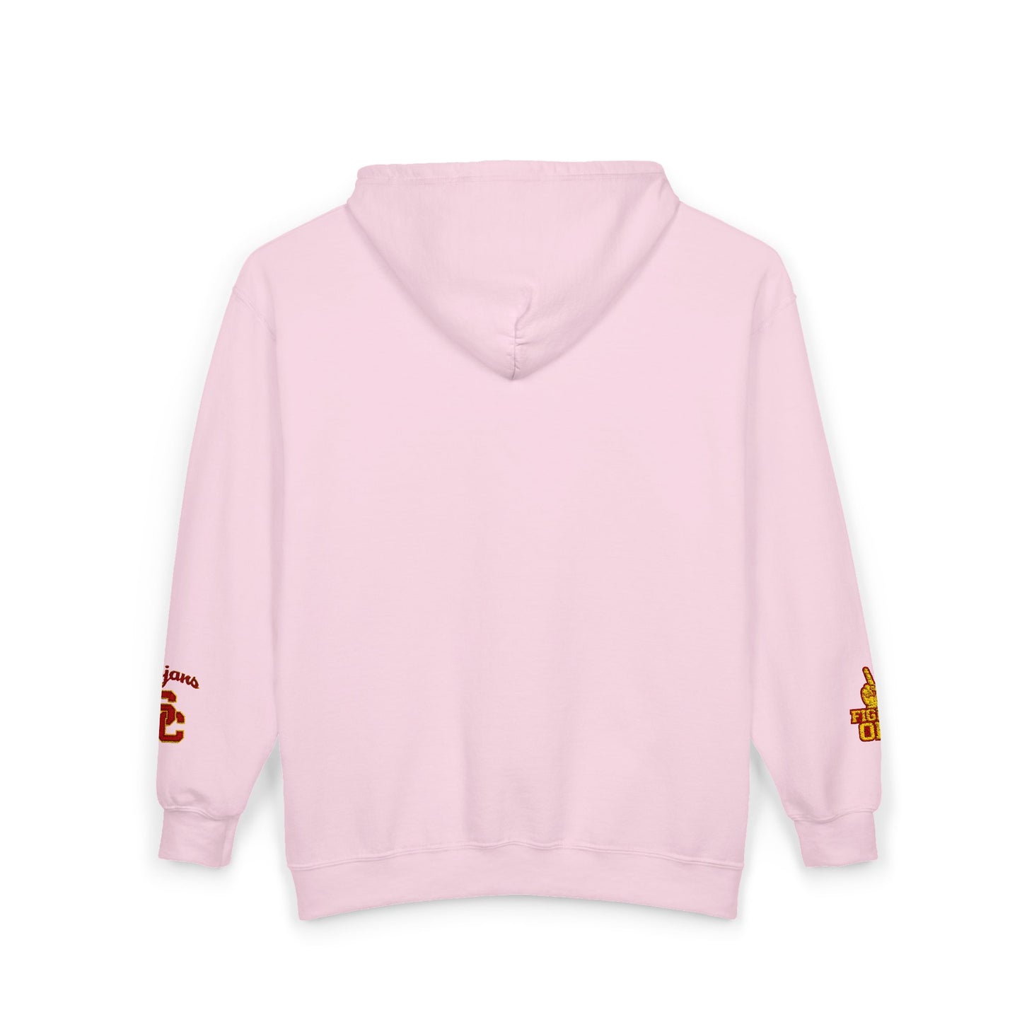 USC School of Social Work- Full-Zip Hoodie – Chest & Sleeve Logo Zip-Up Sweatshirt