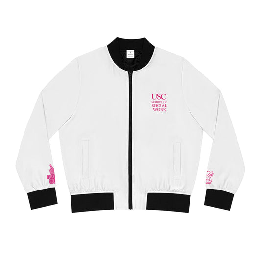 USC Women's Bomber Jacket - Stylish & Comfortable Social Work Gear