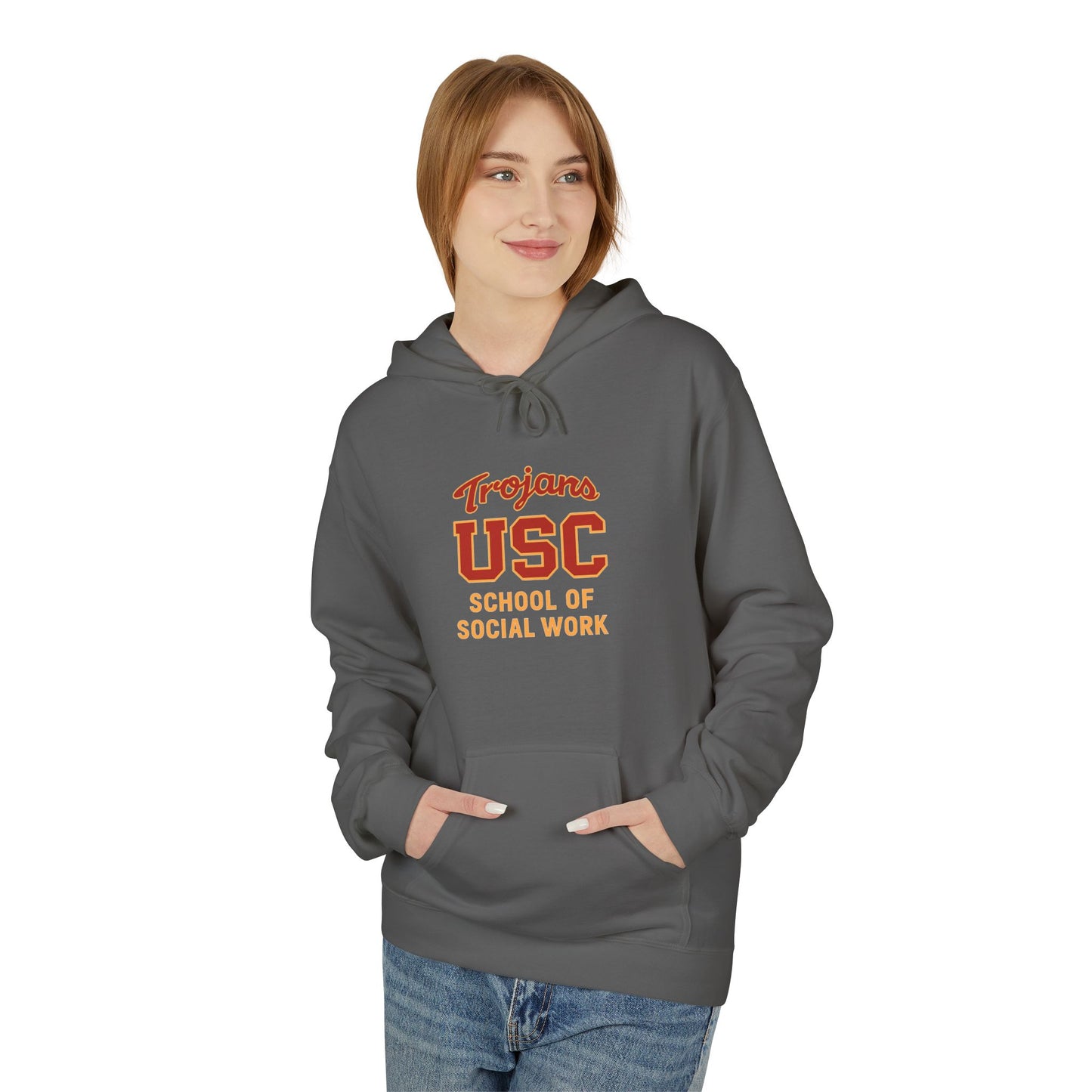 USC School of Social Work Unisex Softstyle Hoodie - Comfortable College Gear