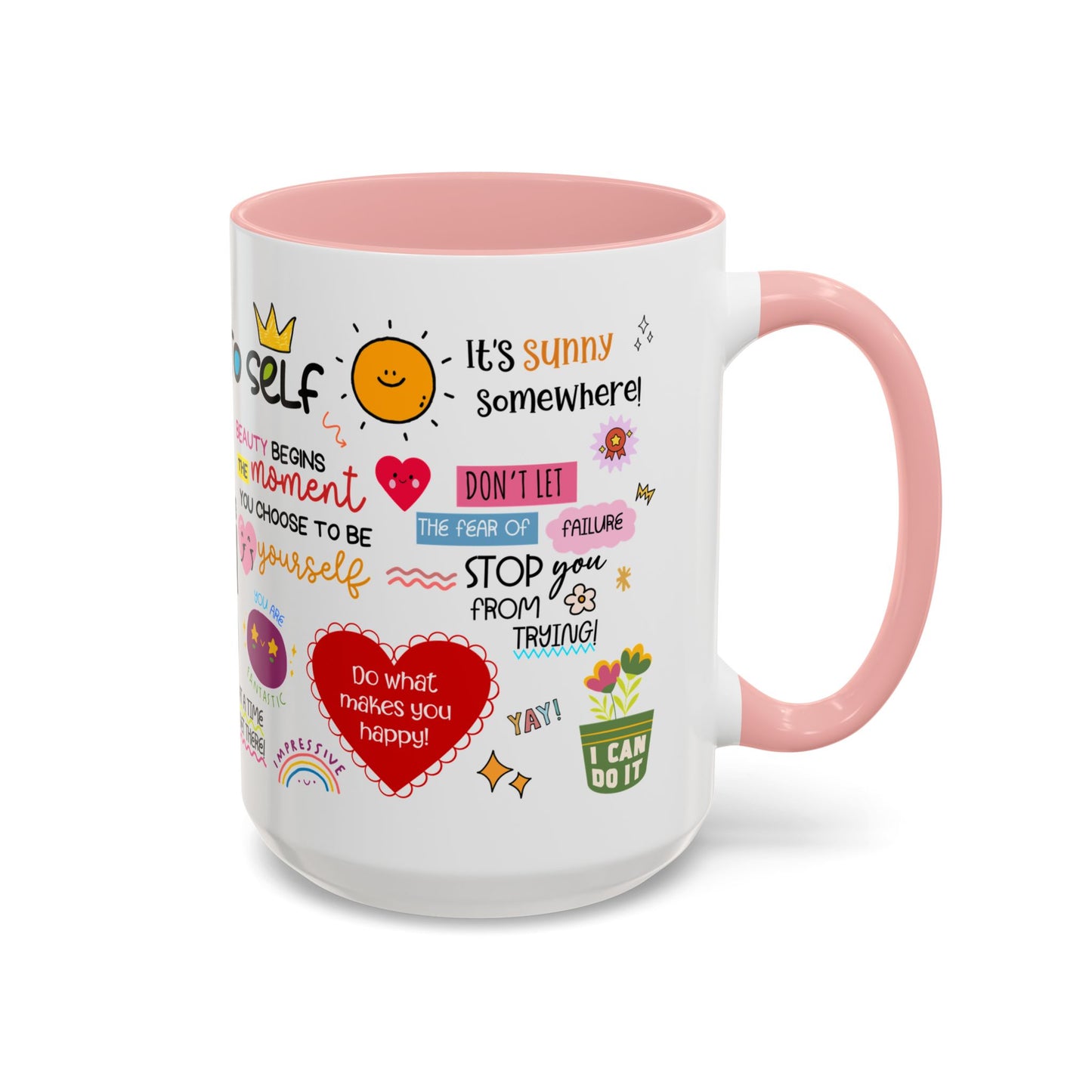 Note to Self Inspirational Coffee Mug — Motivational Quotes 15oz - Social Worker