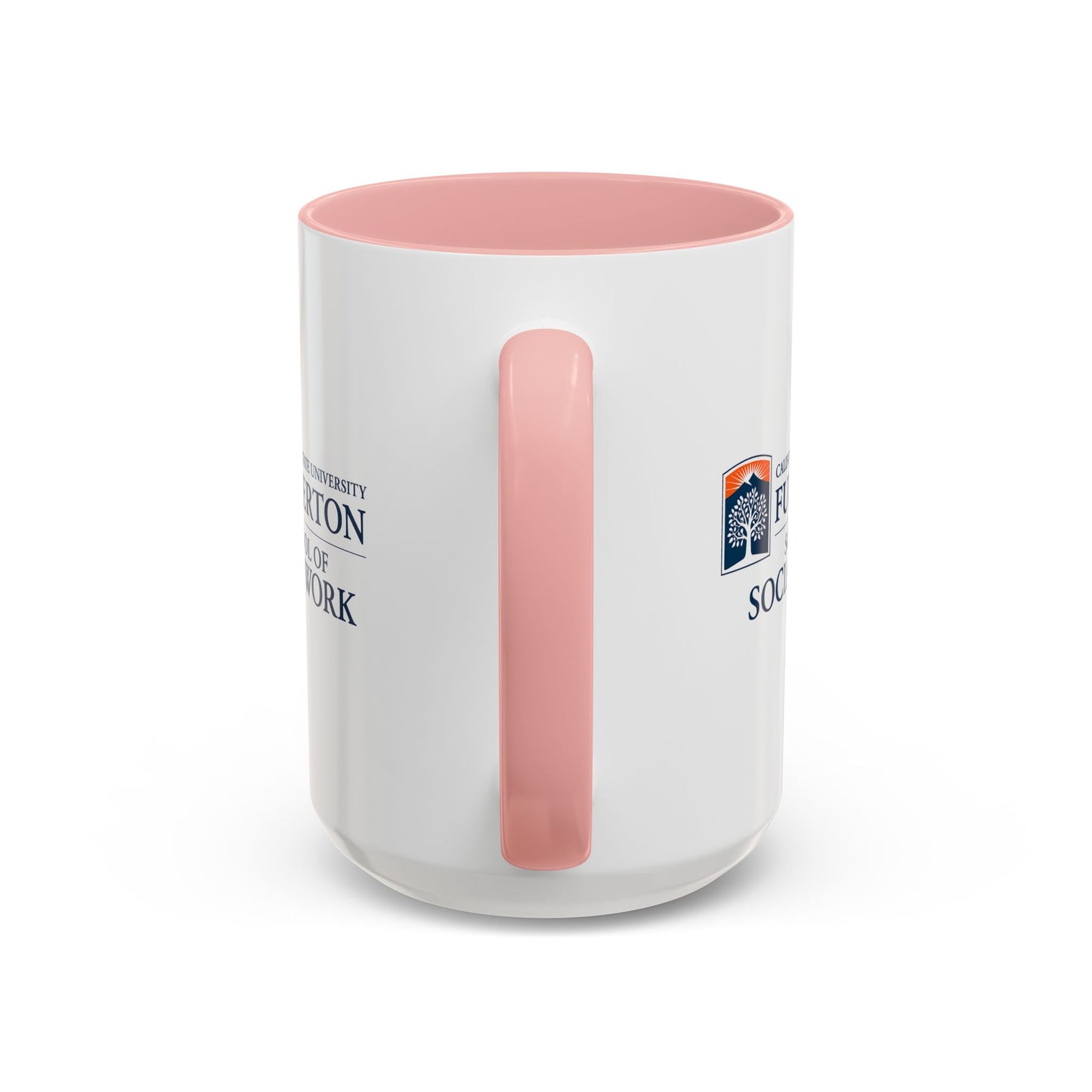 Fullerton School of Social Work Customized Accent Coffee Mug - 15oz