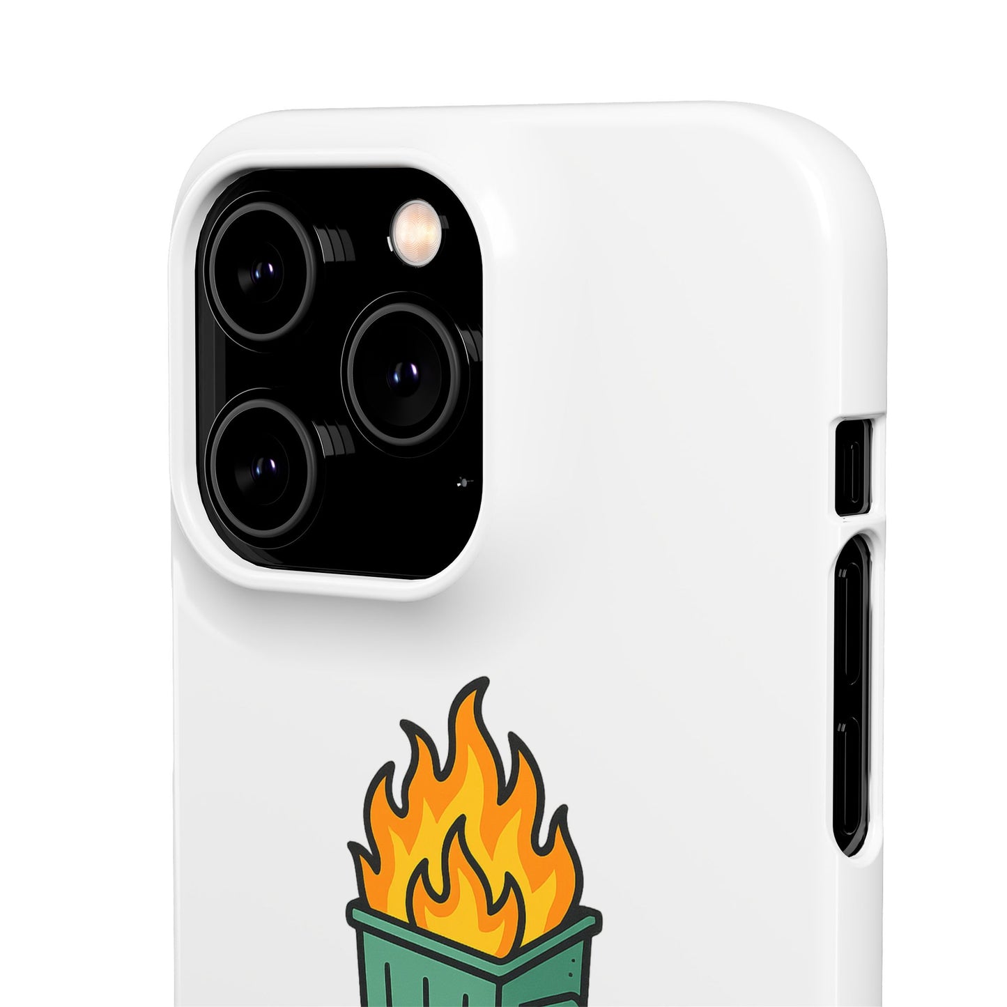 Phone Case — "I'm Fine, It's Fine" Dumpster Fire Design