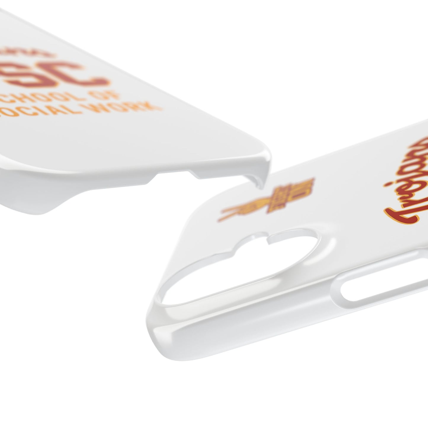 USC Trojans Slim I-Phone Case - School of Social Work (White)