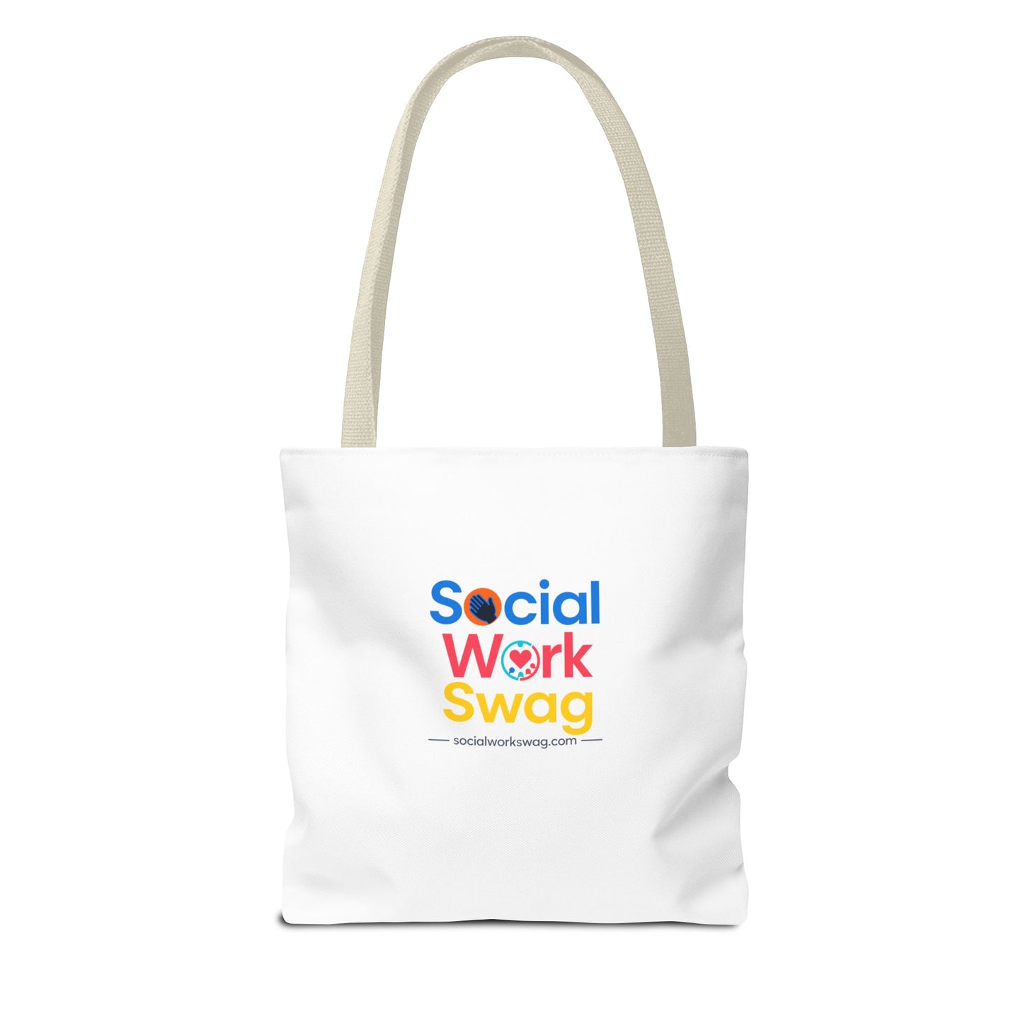 Social Work Swag Tote Bag — Colorful Social Worker Gift Tote