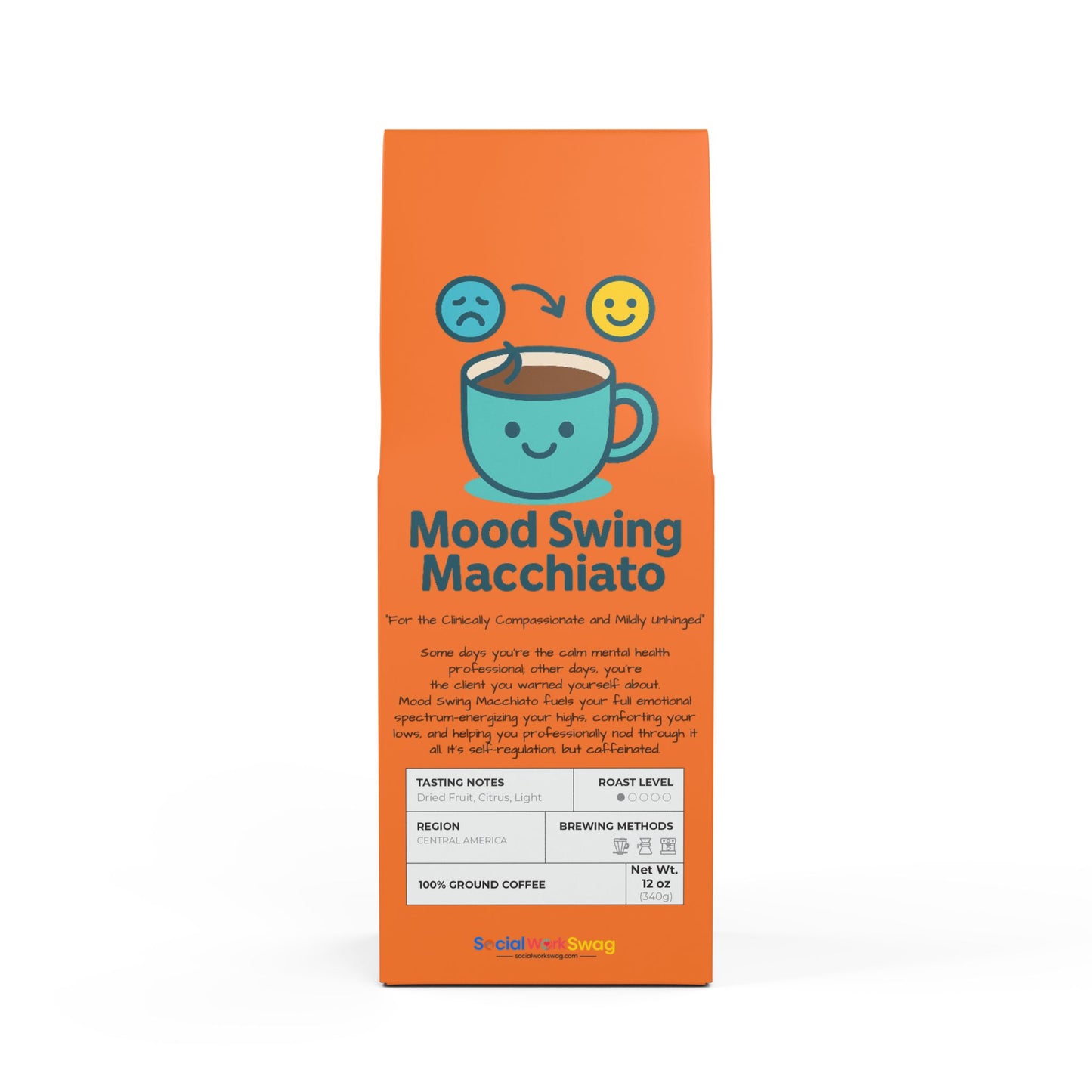"Mood Swing Machiato" - High Lakes Coffee Grounds Blend (Light Roast)