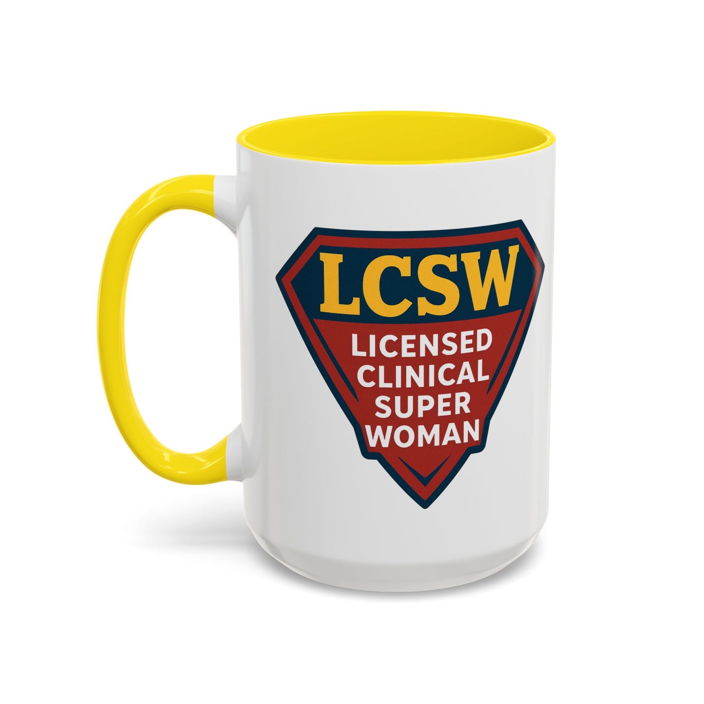 LCSW & School Social Worker Coffee Mug – Fueled by Coffee & Chaos (Various Colors)