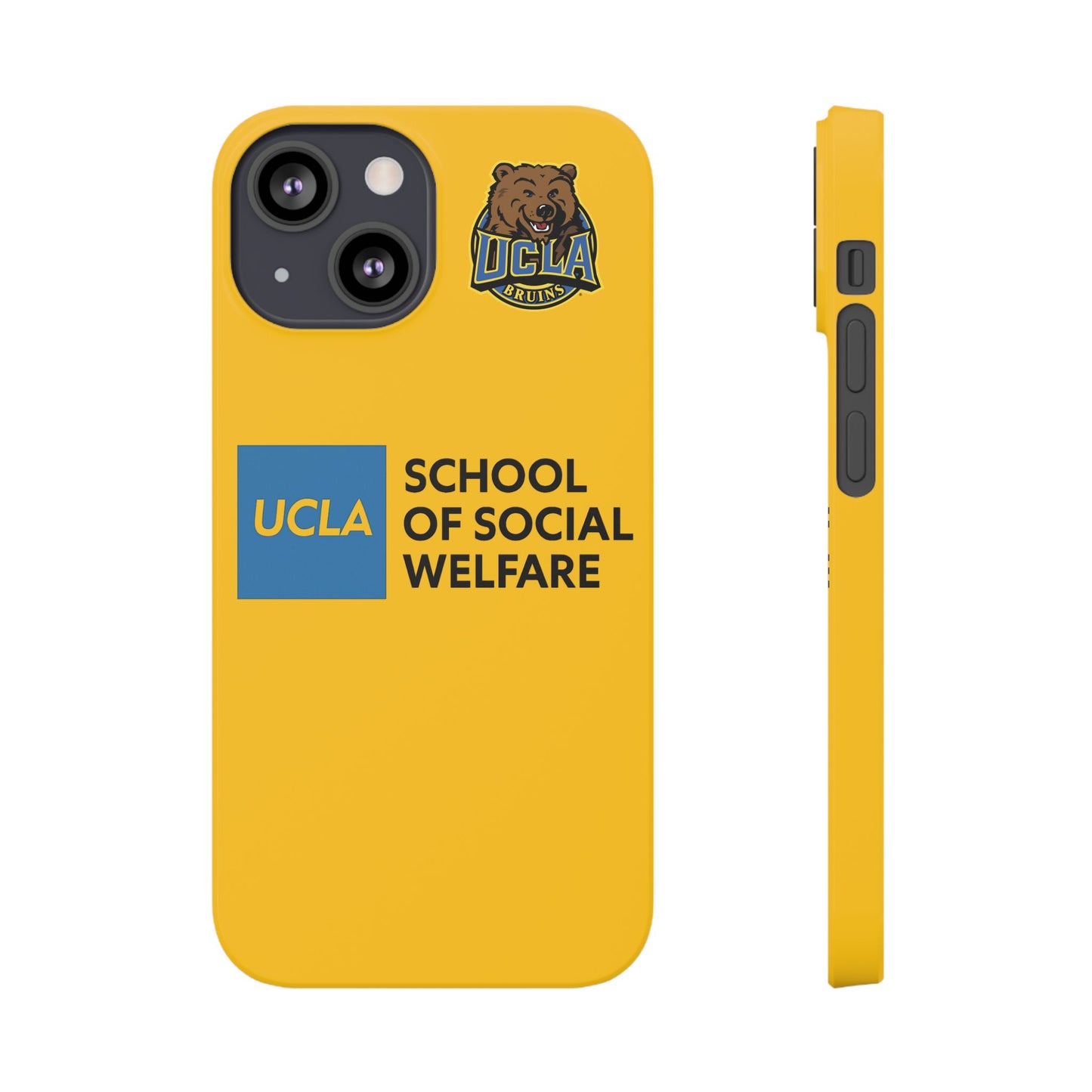 UCLA Slim I-Phone Case - School of Social Welfare (Yellow)
