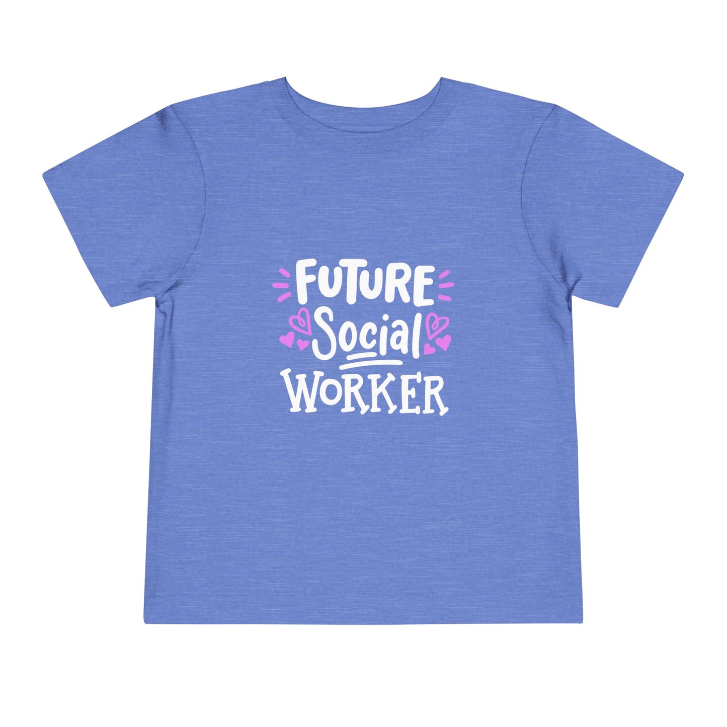 Toddler Tee — “Future Social Worker” Short Sleeve Shirt