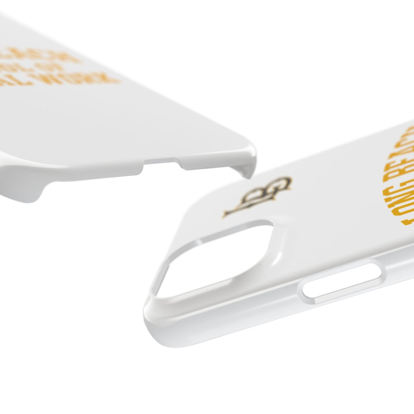 Long Beach State University - Slim I-Phone Case - School of Social Work (White