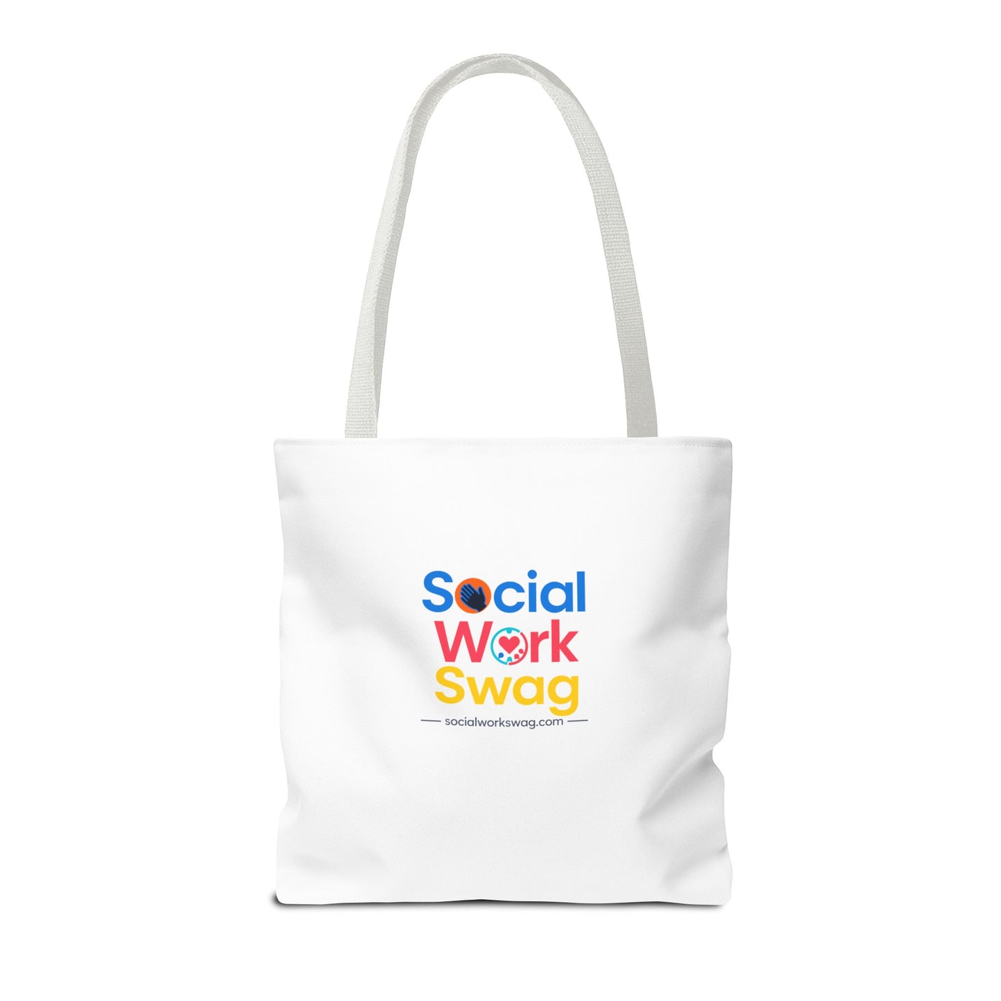 Social Work Swag Tote Bag — Colorful Social Worker Gift Tote