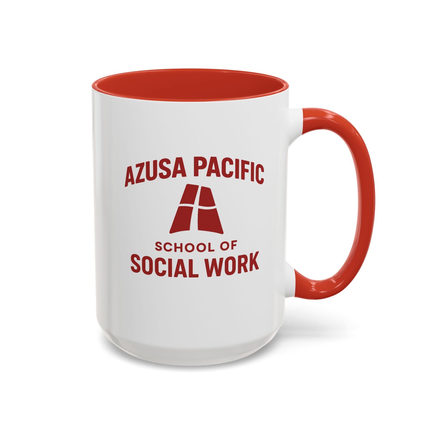 Azusa Pacific University - School of Social Work -Accent Mug - 15oz