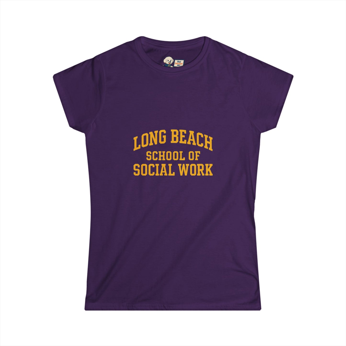 California State Long Beach School of Social Work -Women's Softstyle Tee