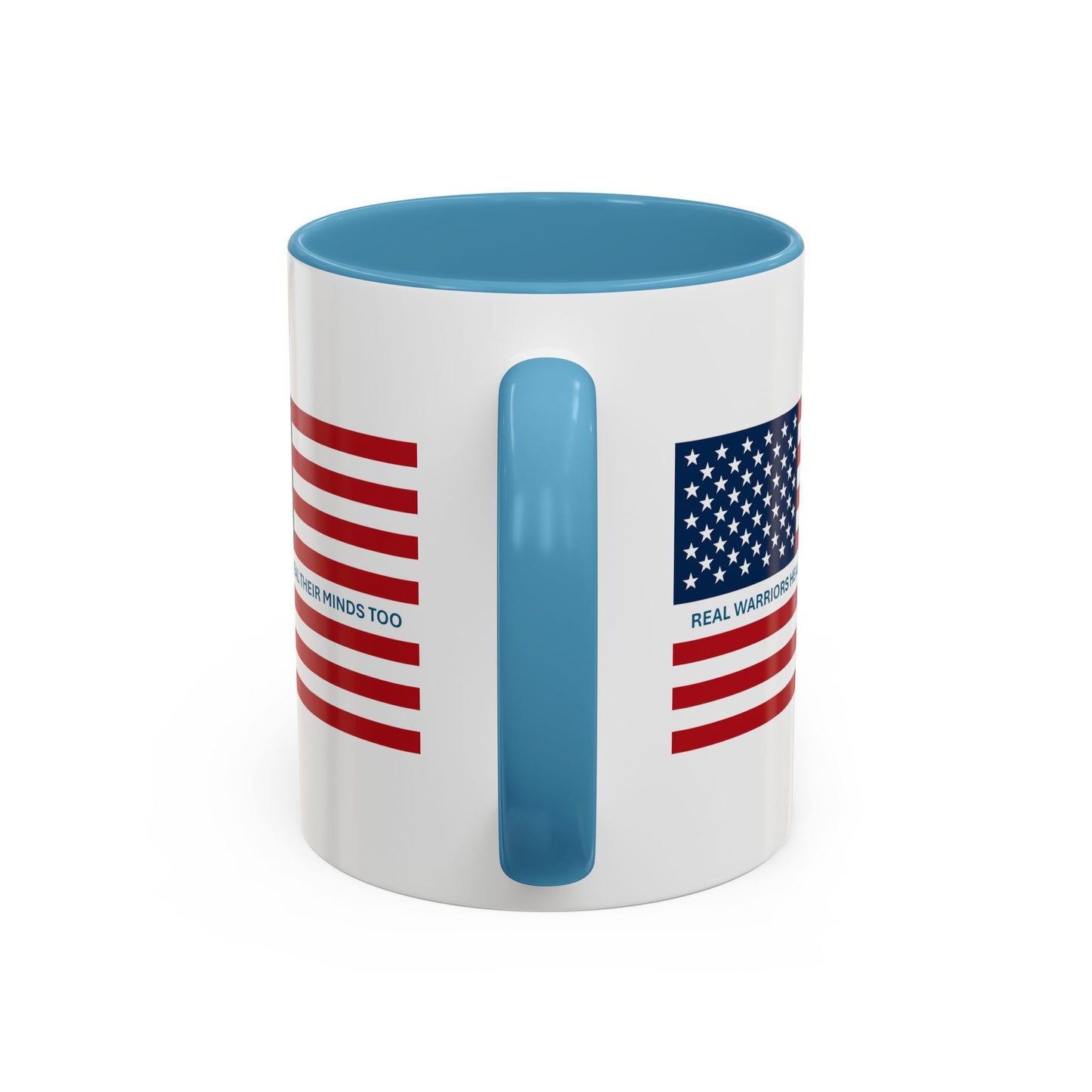 Military Social Work -Empowering Coffee Mug - "Real Warriors Heal Their Minds Too " - Perfect Gift for Advocates and Supporters