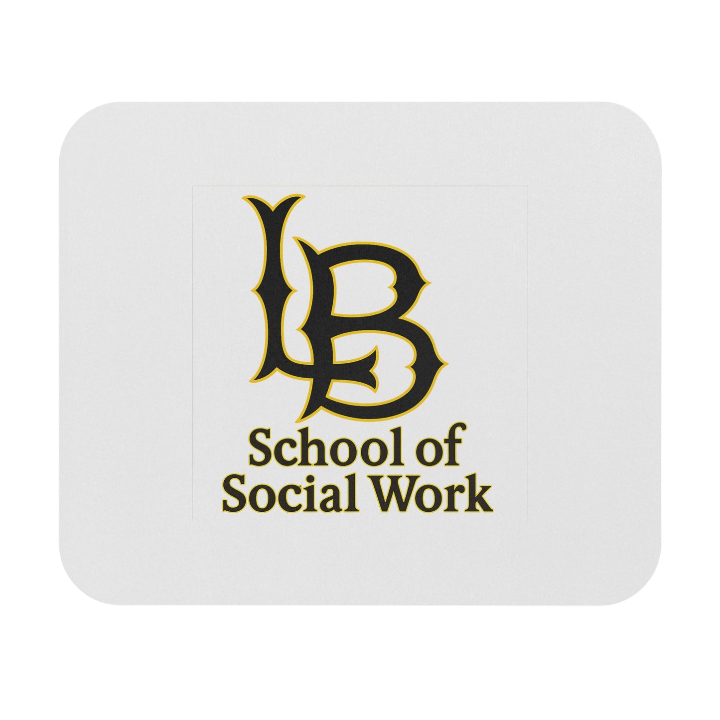 Cal State Long Beach School of Social Work Mouse Pad — Rectangle Desk Mat for Students & Professionals (University Collection)