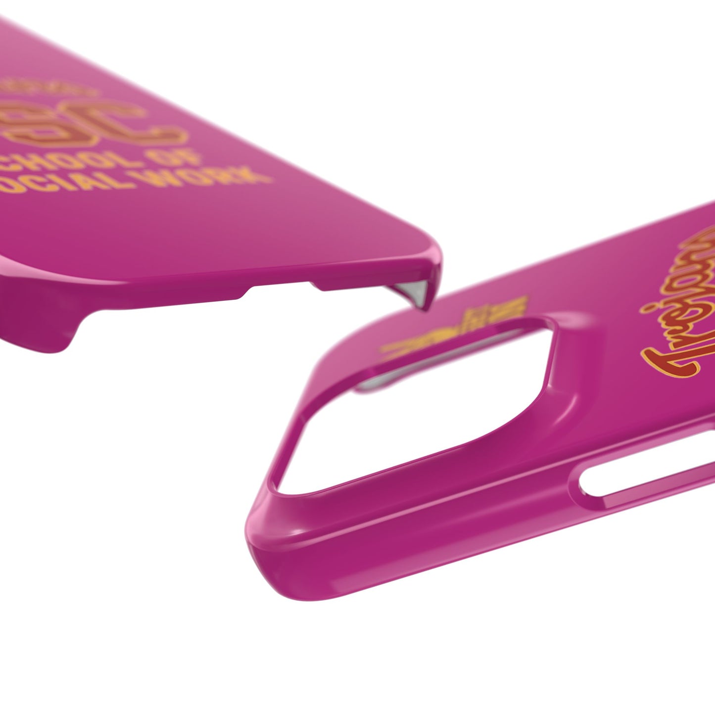 USC Trojans Slim I-Phone Case - School of Social Work (Pink)