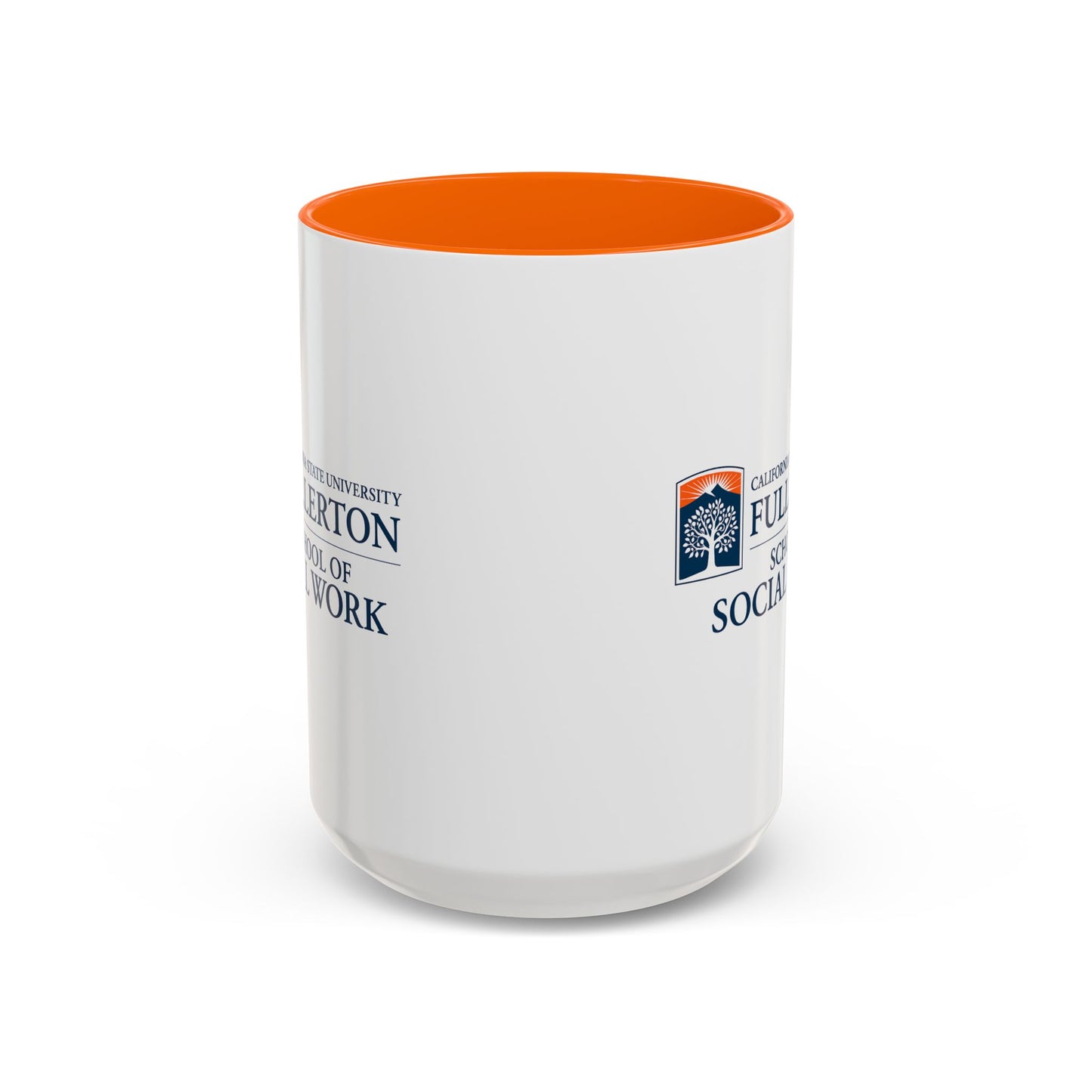 Fullerton School of Social Work Customized Accent Coffee Mug - 15oz